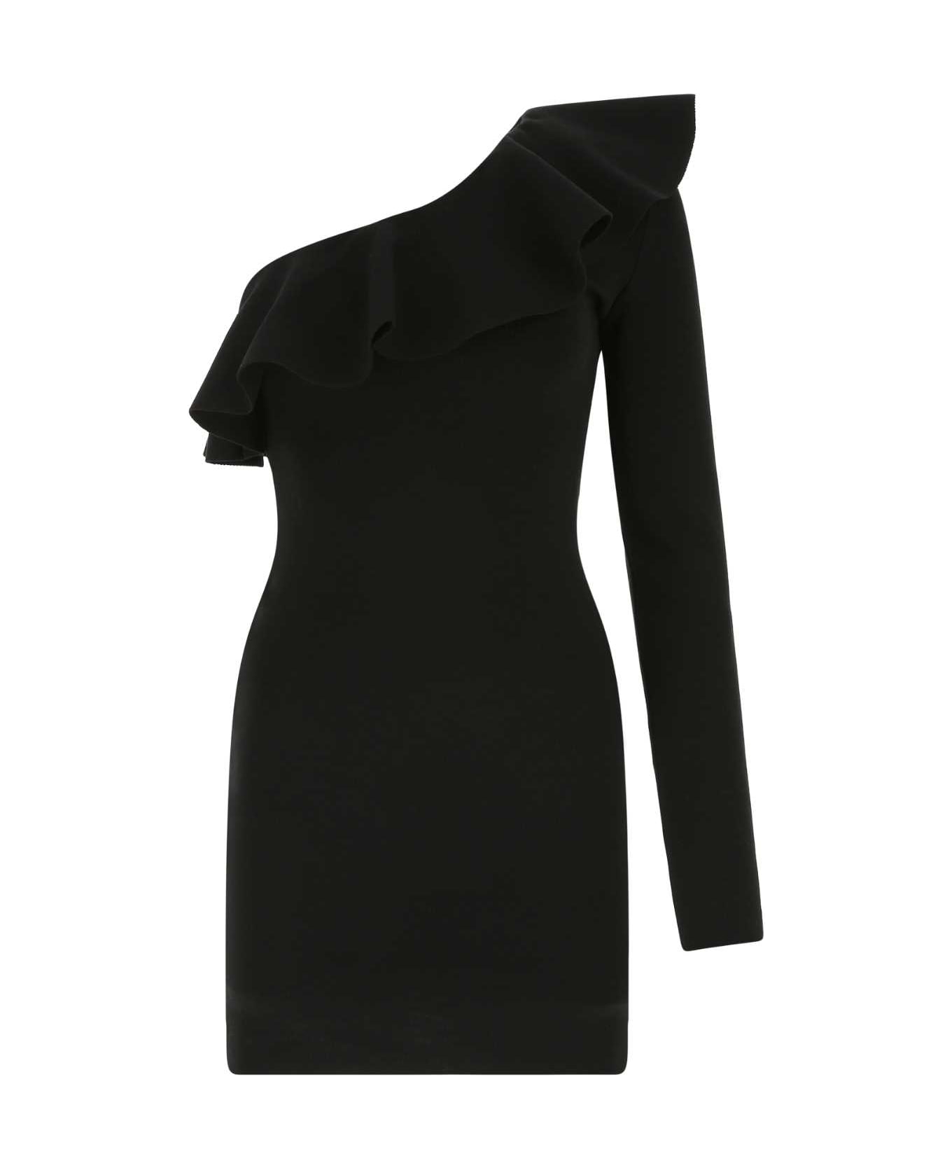 Philosophy di Lorenzo Serafini Black Viscose Blend Dress - 0555 ワンピース＆ドレス