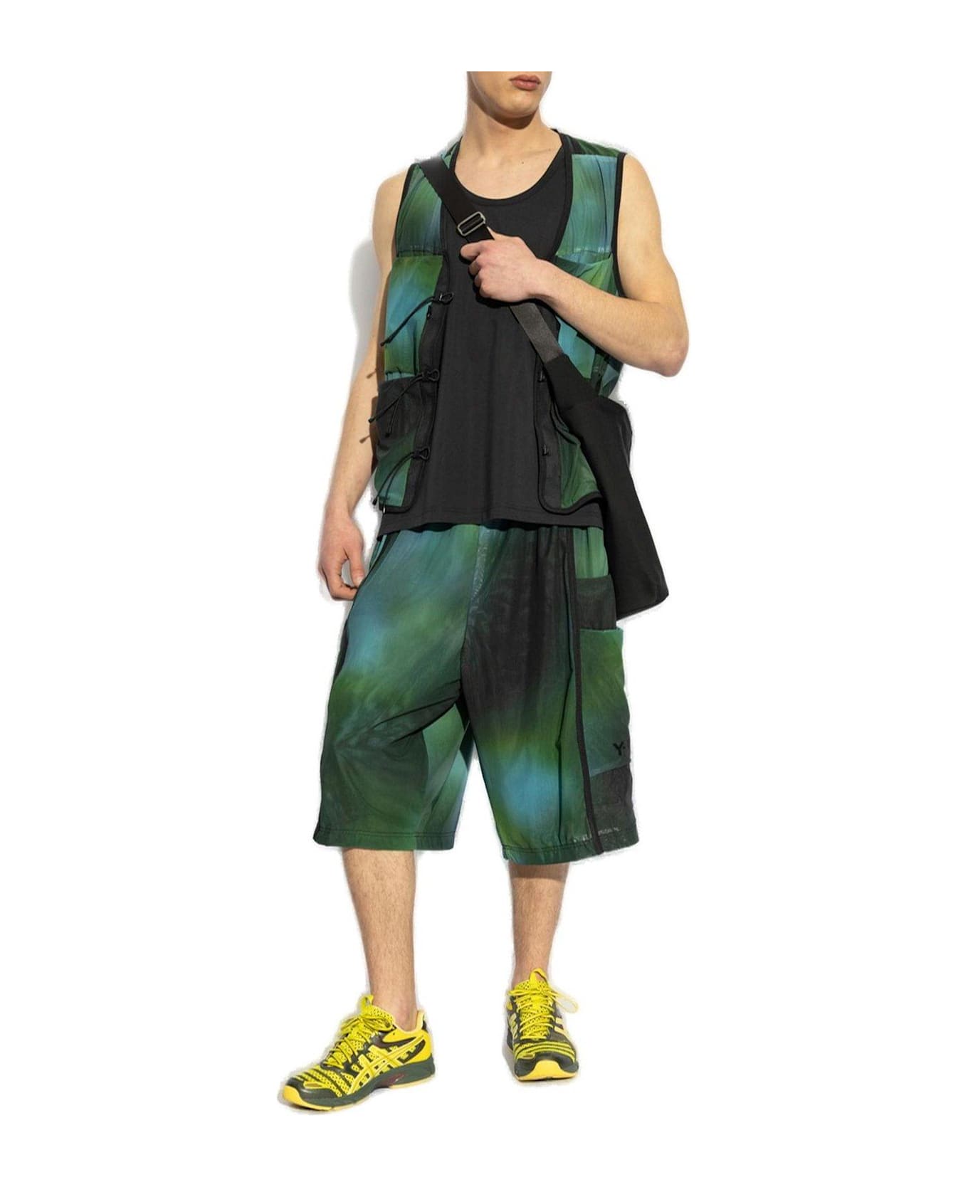 Y-3 All-over Printed Mesh Vest - MULTCO