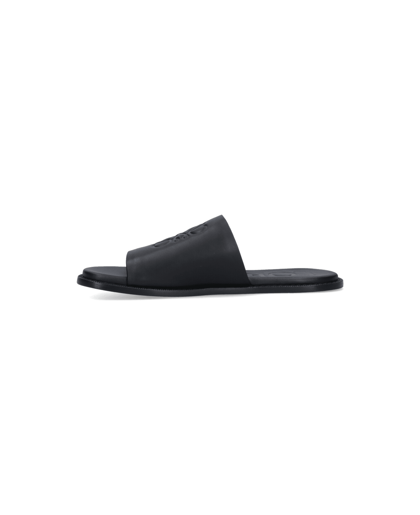Loewe 
anagram Flex
 Slide Sandals - Black