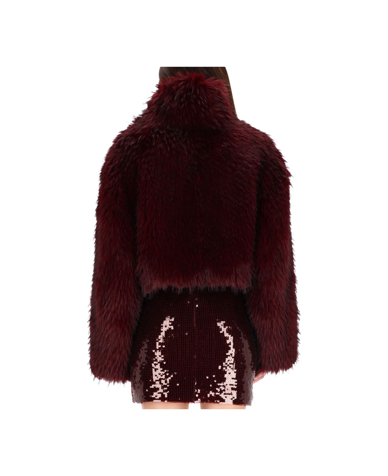 Rotate by Birger Christensen Short Jacket - BORDEAUX