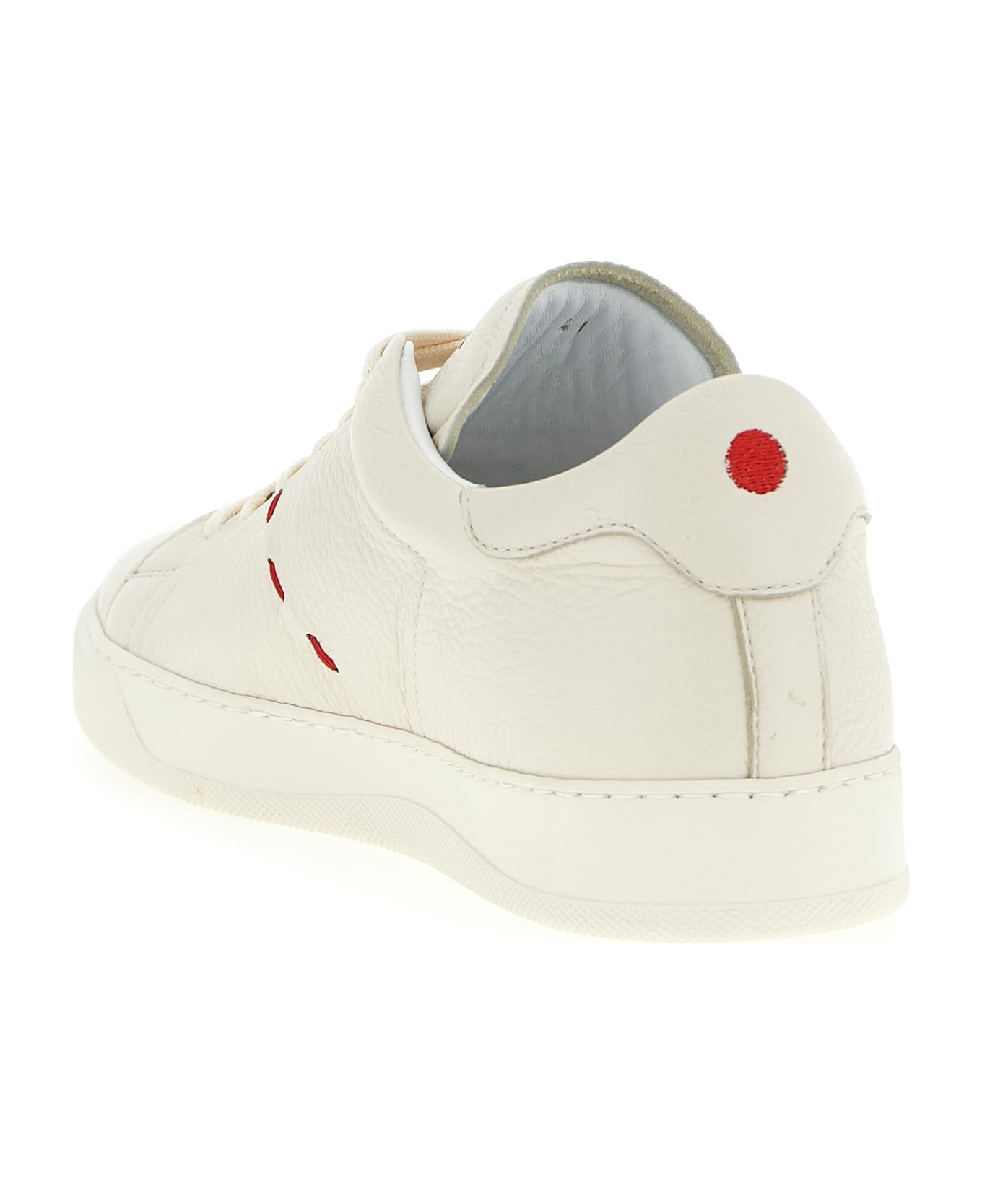 Kiton Leather Sneakers - White