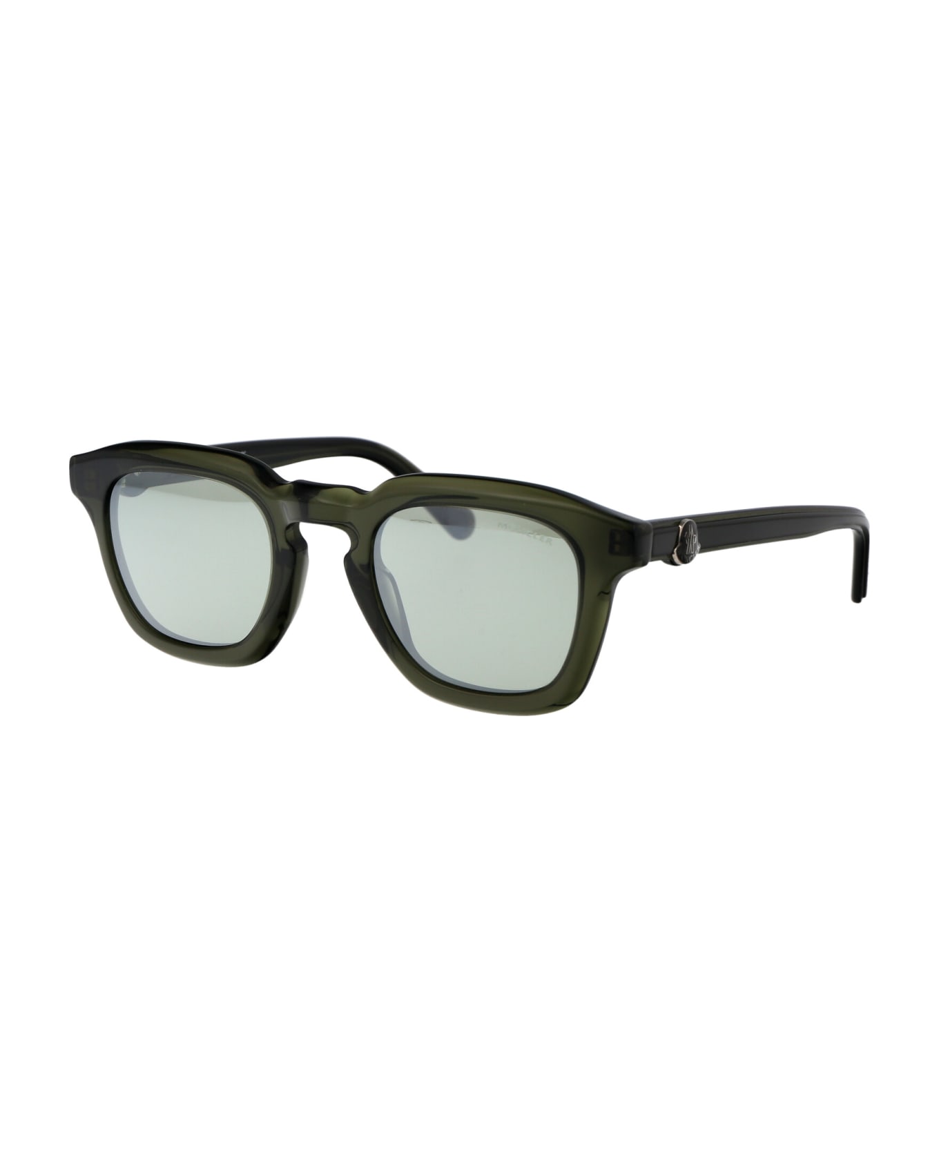 Moncler Eyewear Ml0262 Sunglasses - 96Q Verde Scuro Lucido