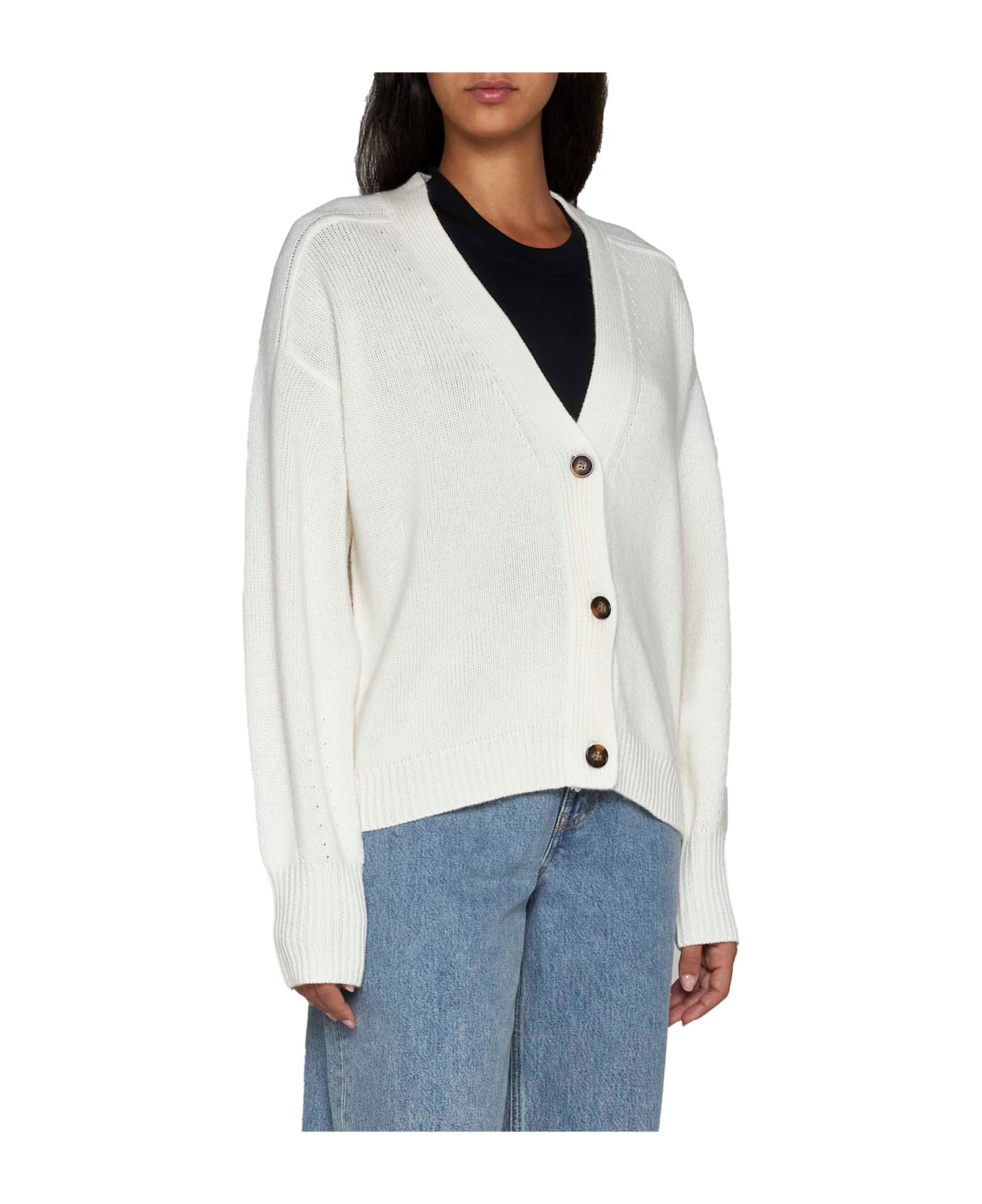 Loulou Studio Cardigan - White