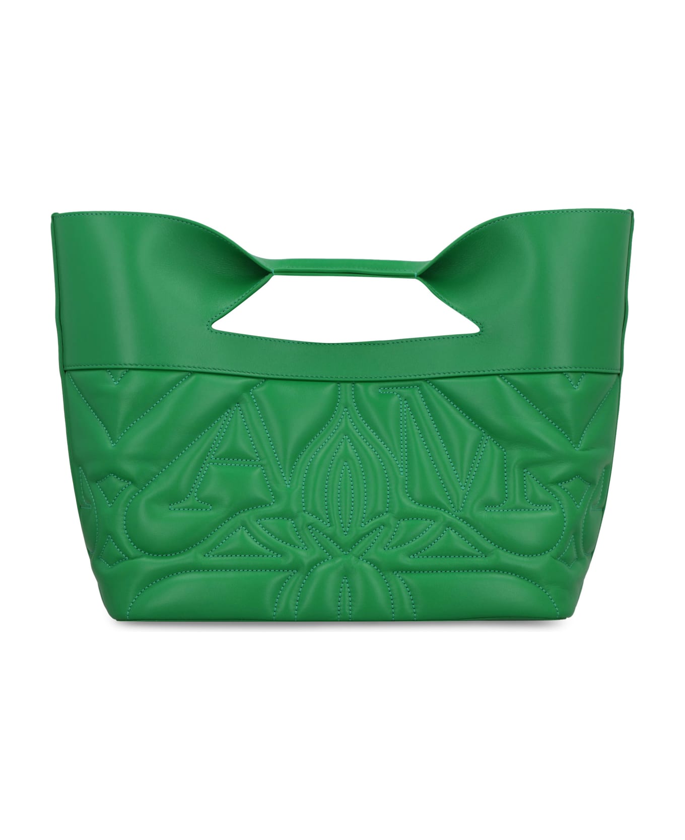 Alexander McQueen The Bow Handbag - green トートバッグ