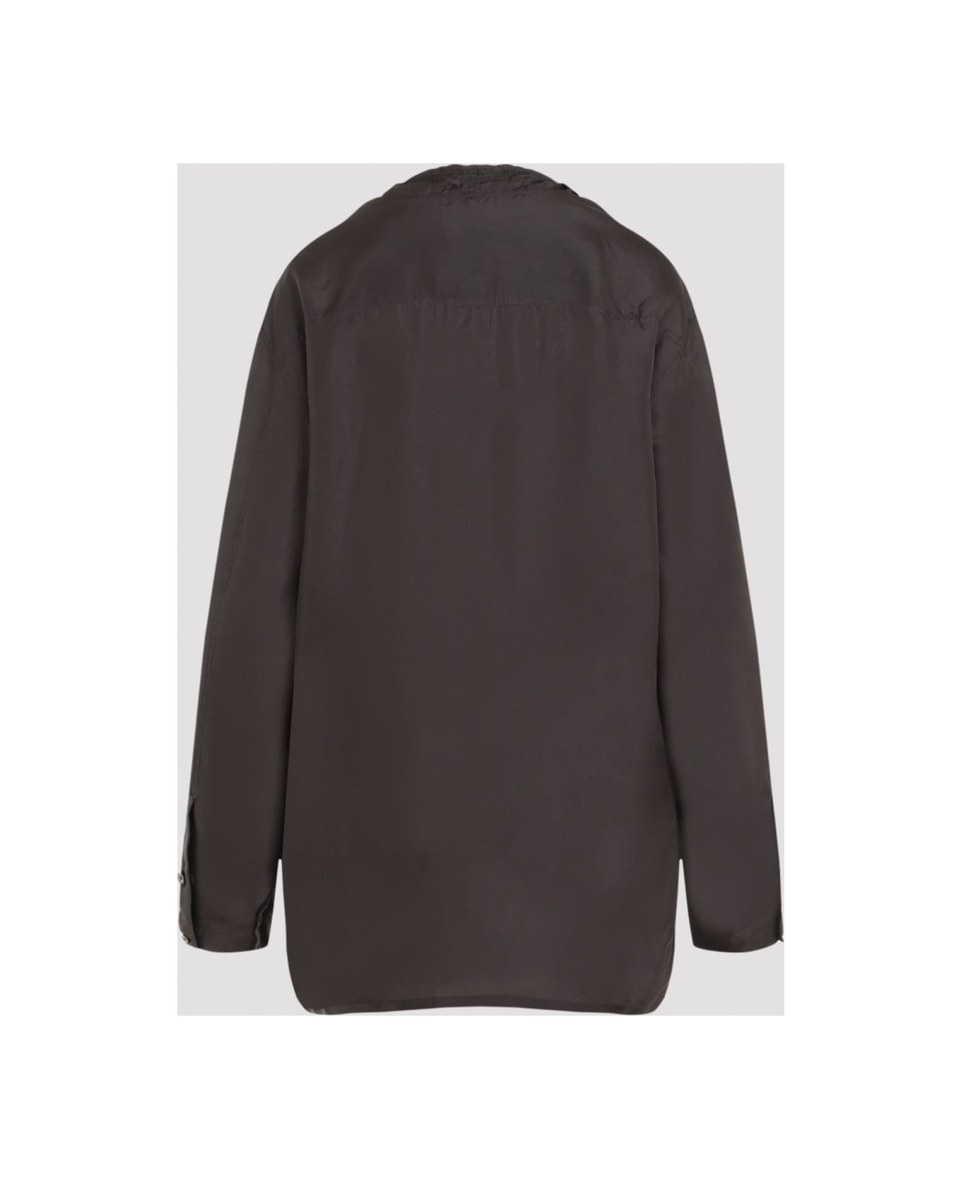 Lemaire Shawl Collar Top - Espresso