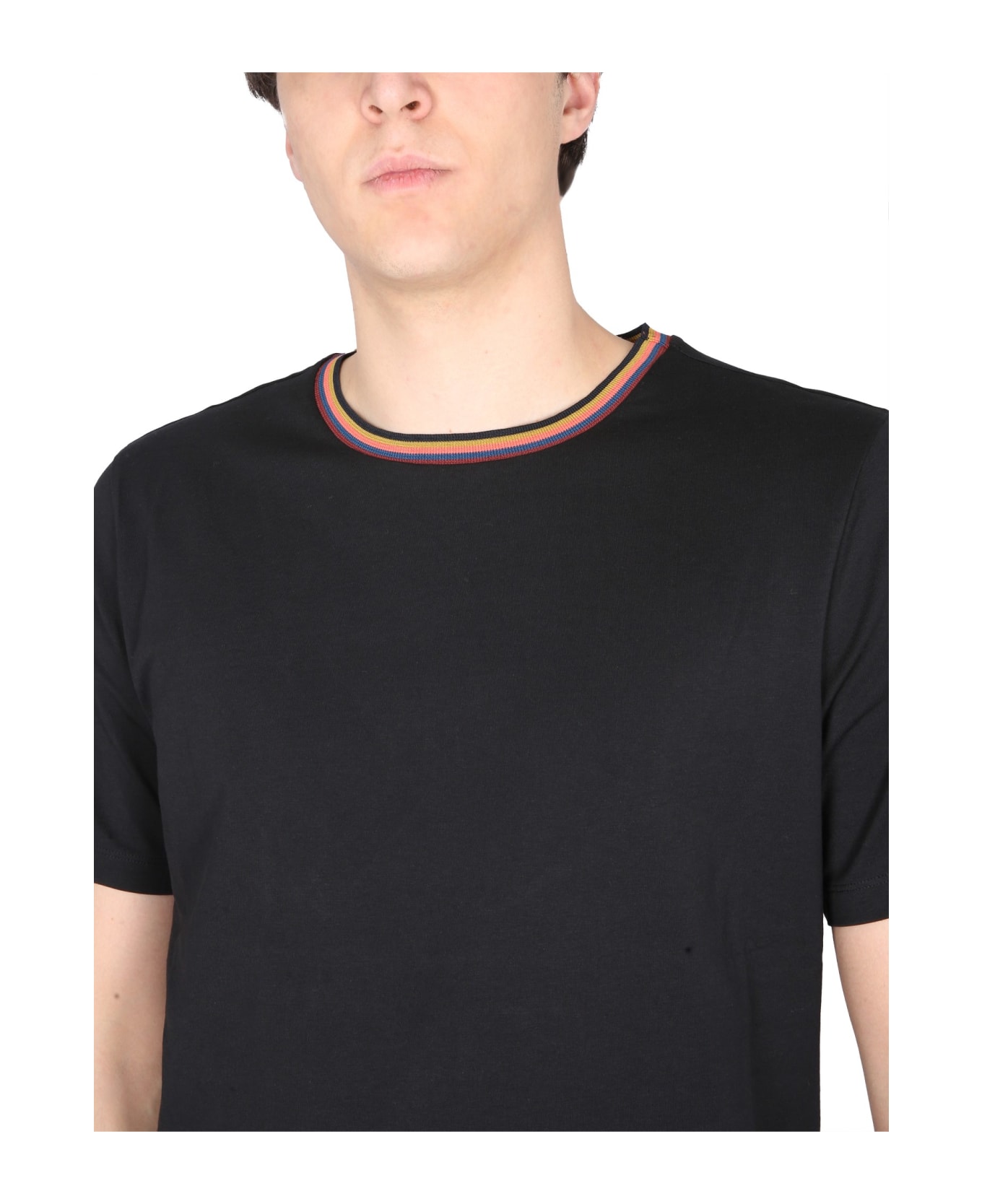PS by Paul Smith Cotton T-shirt T-Shirt - BLACK