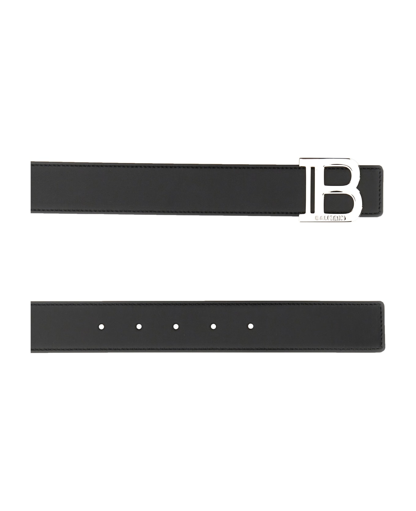 Balmain Leather Belt - NERO
