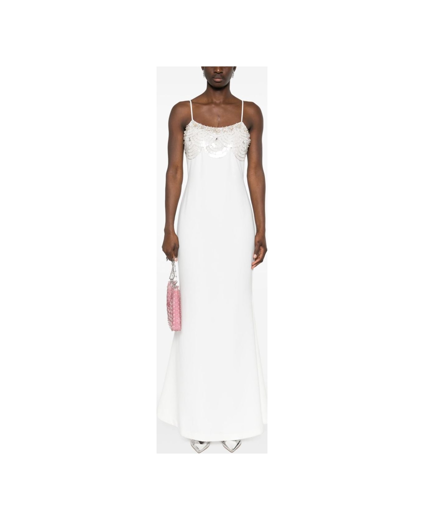Amen Long Dress - White ワンピース＆ドレス