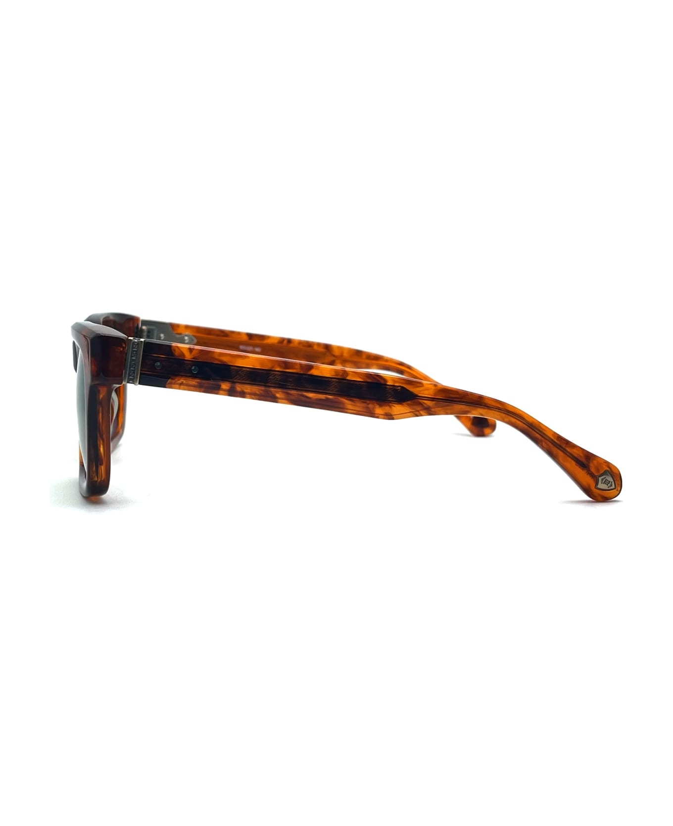 Matsuda M1033 - Matte Walnut Sunglasses - brown tortoise