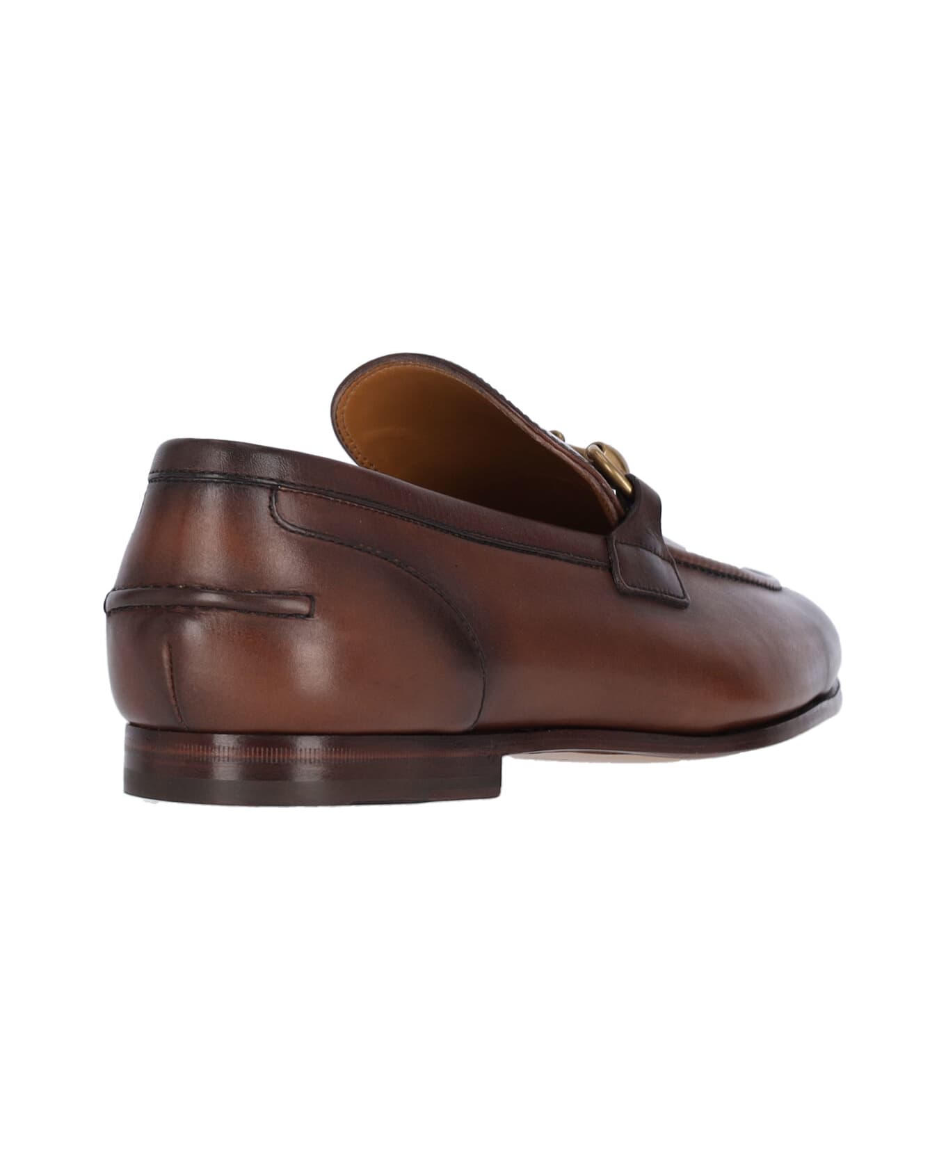 Gucci "jordaan" Loafers - Brown