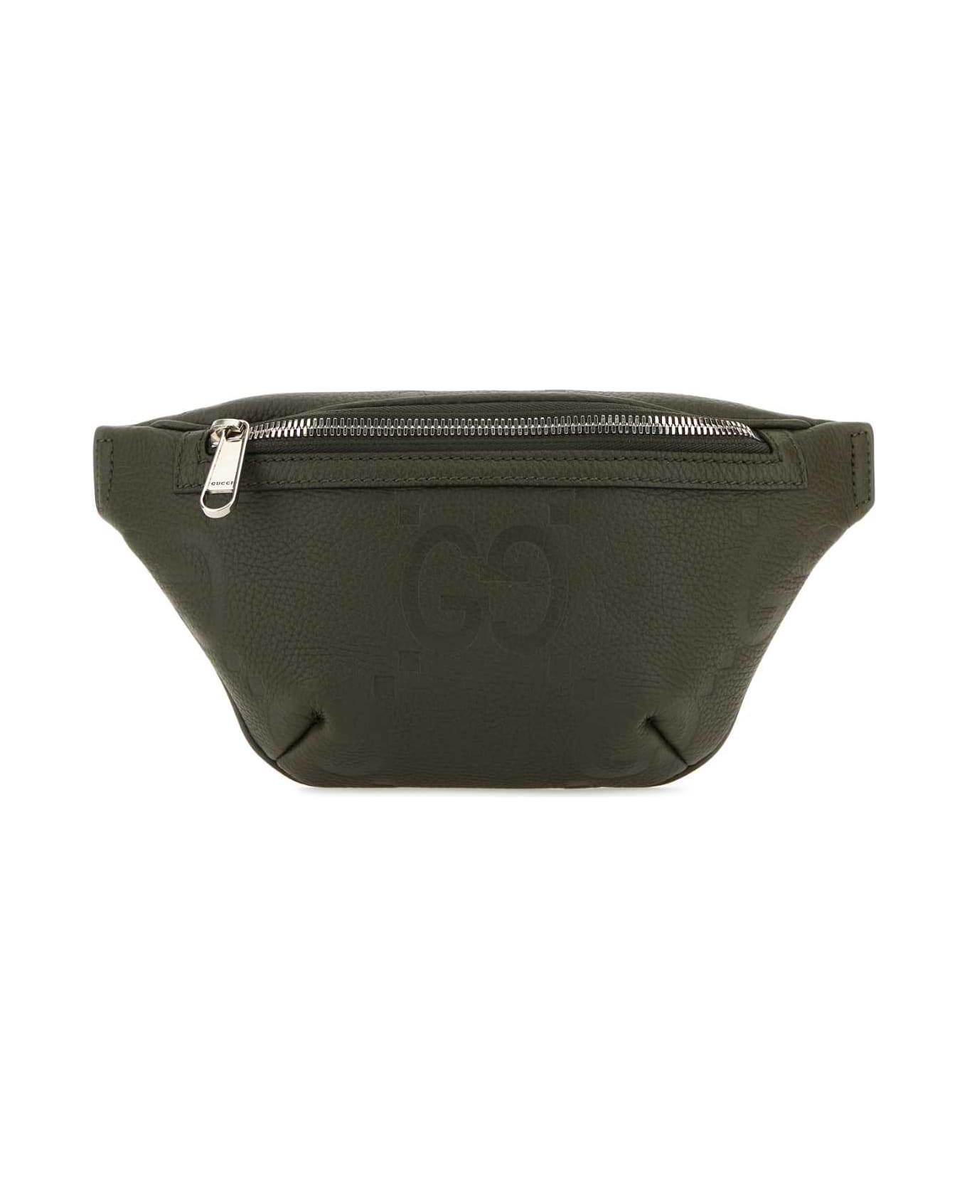 Gucci Olive Green Leather Belt Bag - DKOLVINDOLVDO