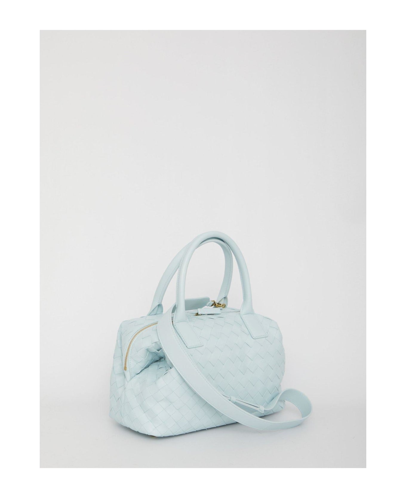 Bottega Veneta Intrecciato Top Handle Bag - Blue