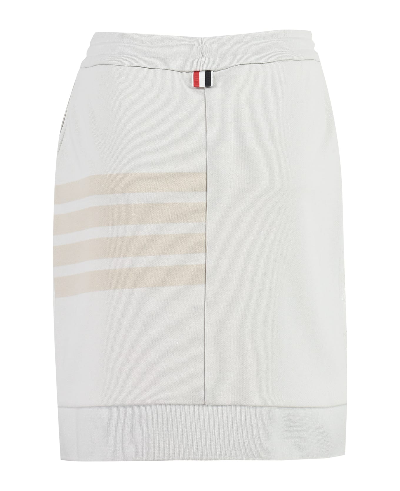 Thom Browne Cotton Mini-skirt - Ecru スカート
