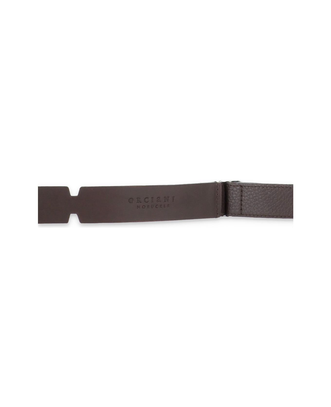 Orciani Nobuckle Micron Belt - Brown