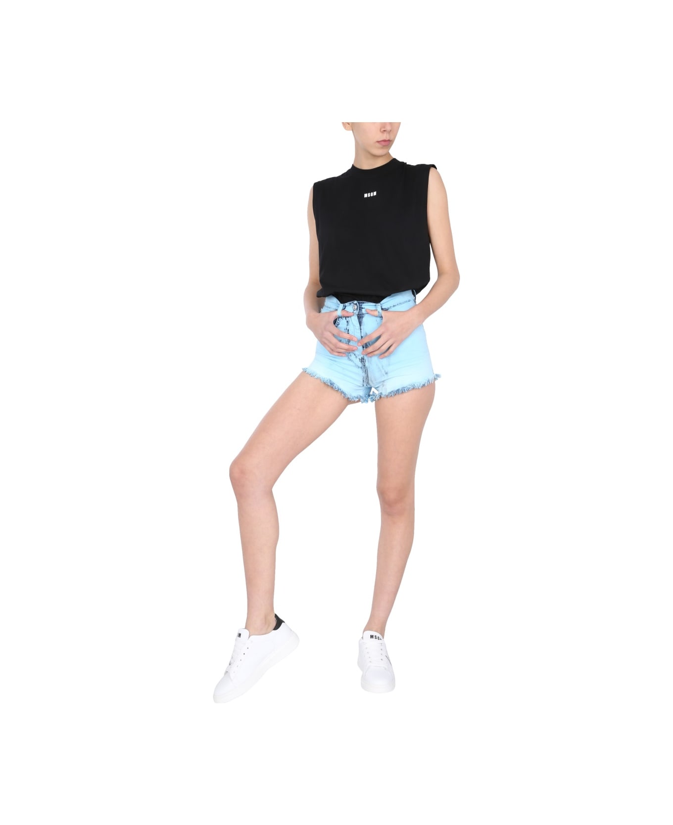 MSGM Denim Shorts - BLUE ショートパンツ