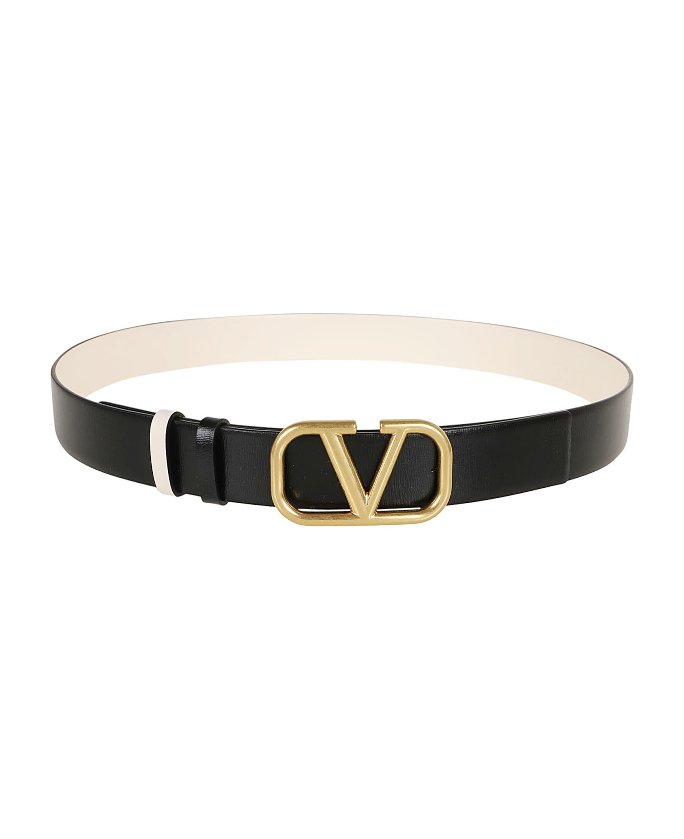 Valentino Garavani Belt H.30 - Nero Light Ivory