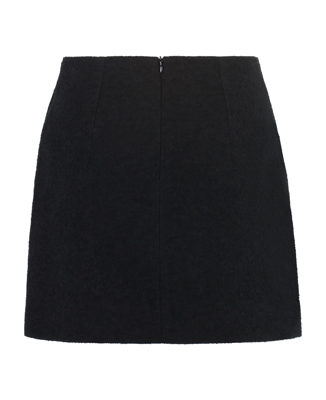 Patou Knitted Mini Skirt - black スカート
