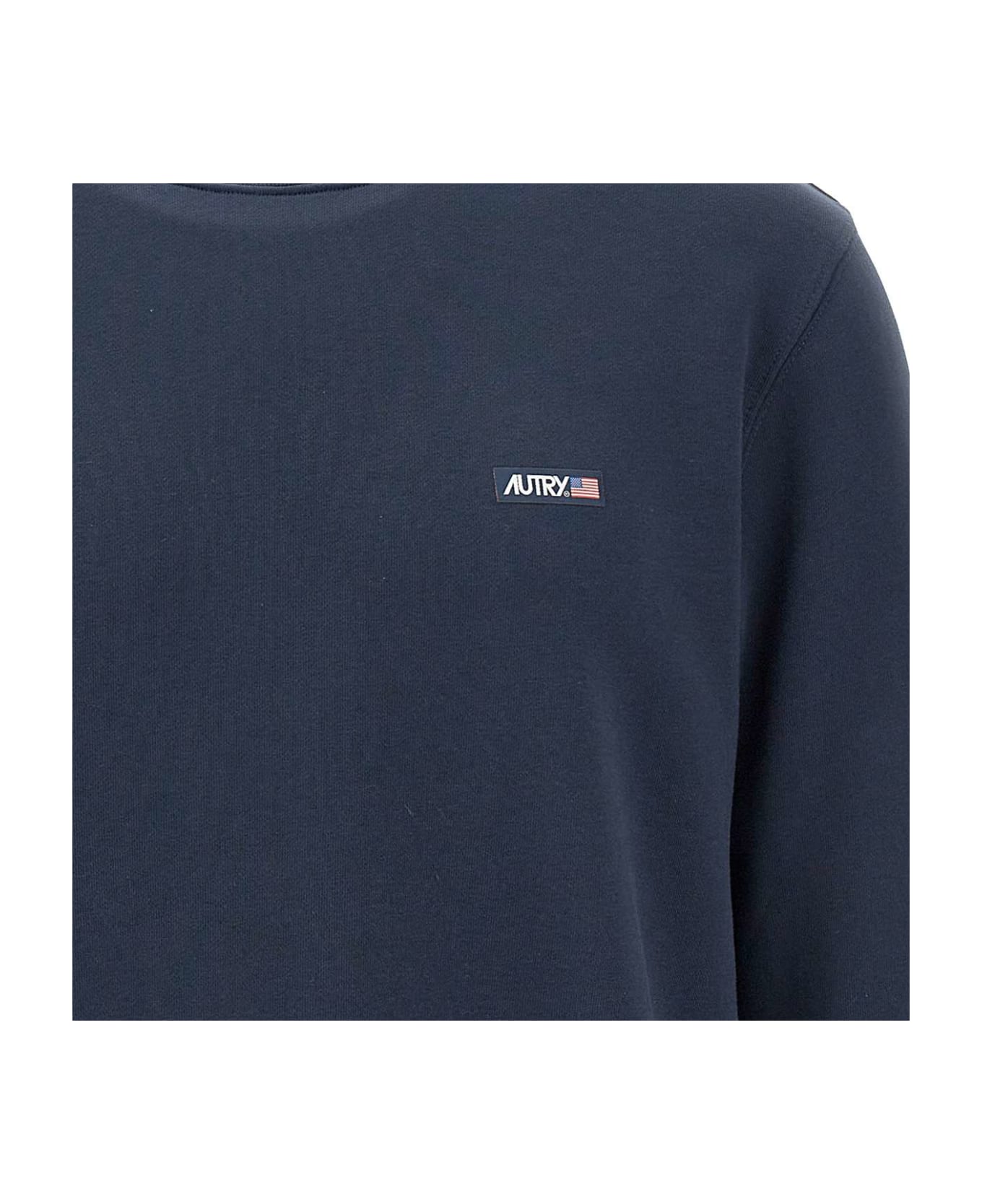 Autry "main Man Apparel" Cotton Sweatshirt - BLUE