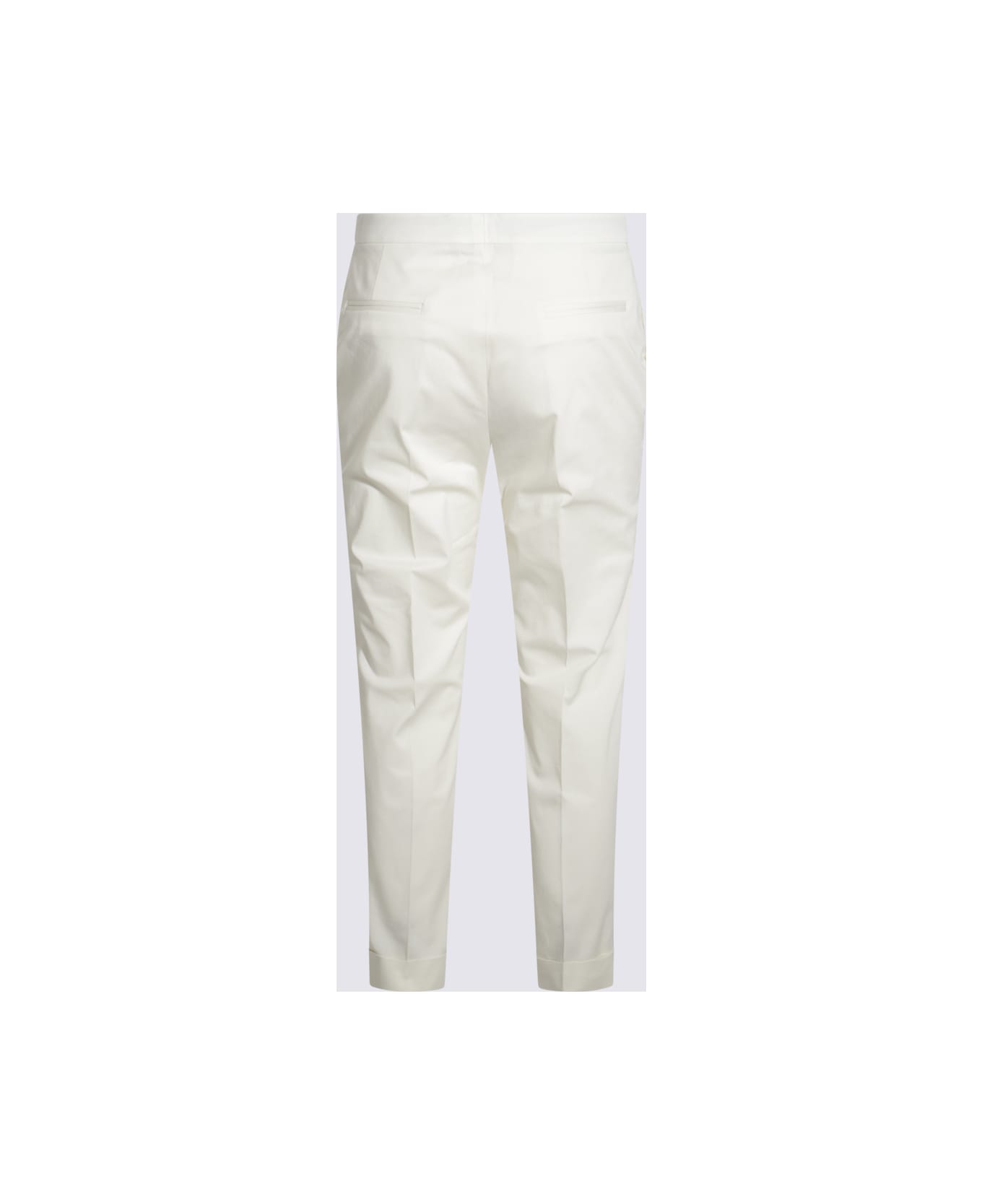 Etro White Cotton Pants - White