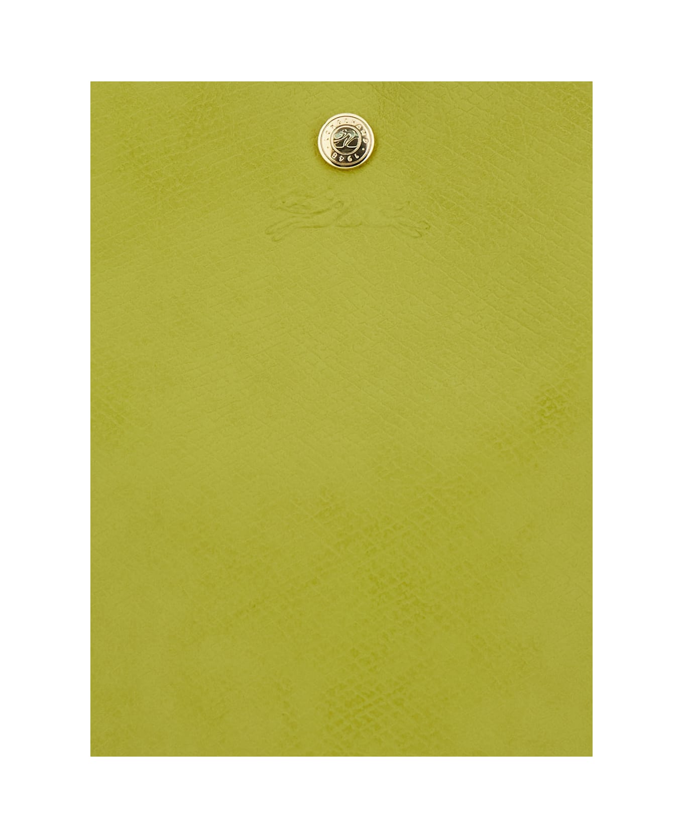 Longchamp 
epure
 Yellow Bucket Bag With Logo Plaque On The Front And Snap Closure In Leather Woman - Yellow