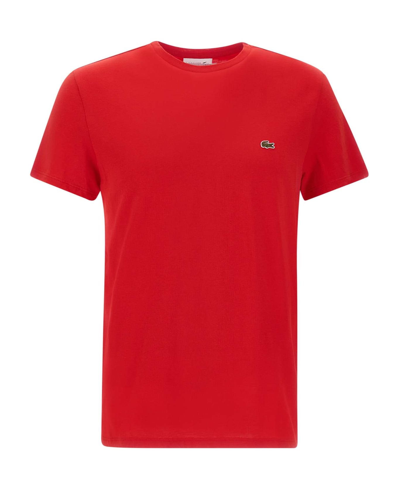 Lacoste Pima Cotton T-shirt - Red Tシャツ