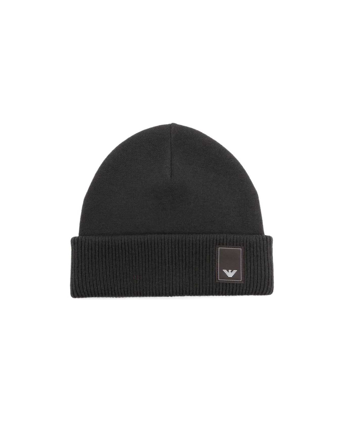 Emporio Armani Wool Beanie - Grey 帽子