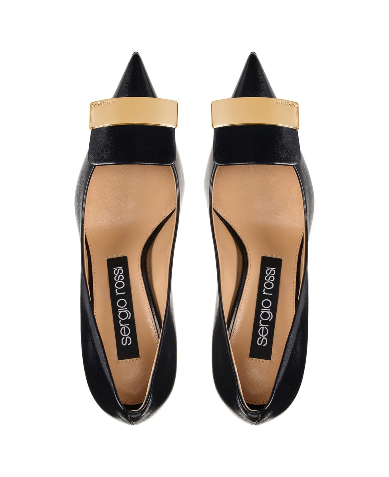 Sergio Rossi Sr1 Leather Pumps - Black