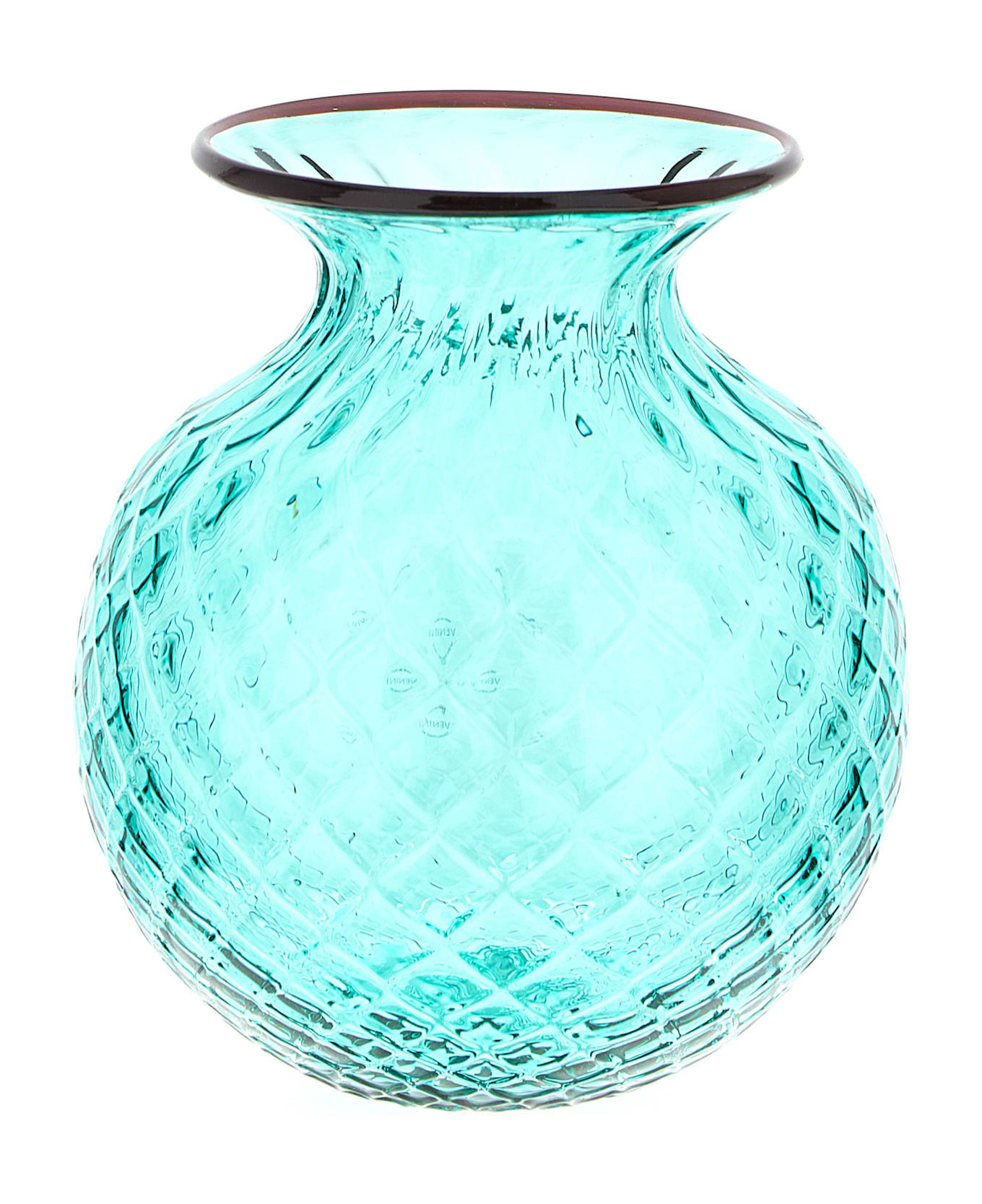 Venini 'balloton Fiori' Pot 14 Cm - Green