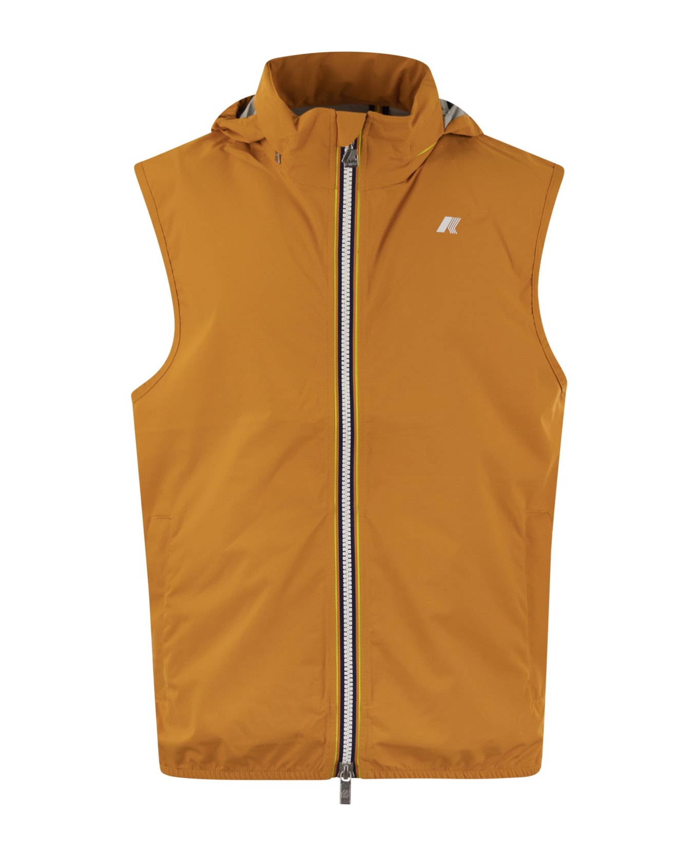 K-Way Valen - Technical Fabric Waistcoat - Orange Md