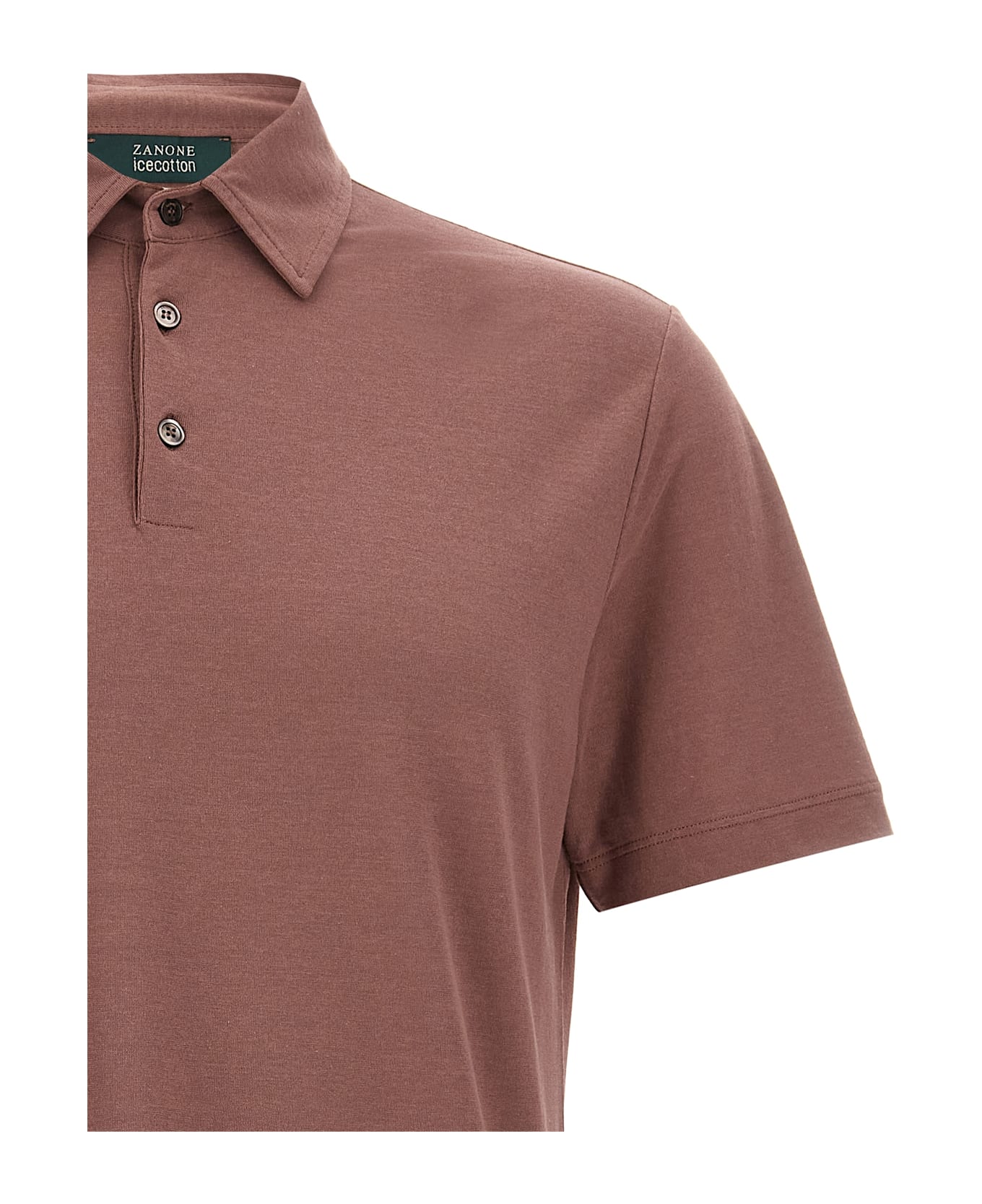 Zanone 
ice Cotton
 Polo Shirt - Brown