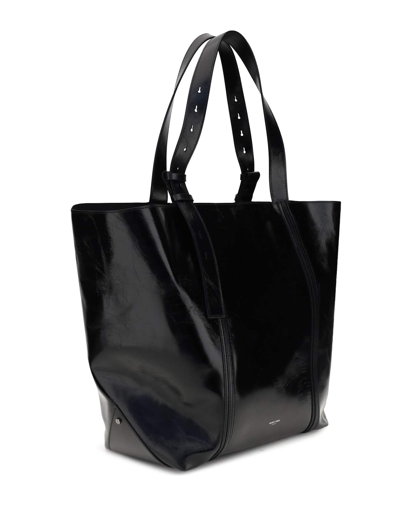 Golden Goose Glossy Leather Tote Bag