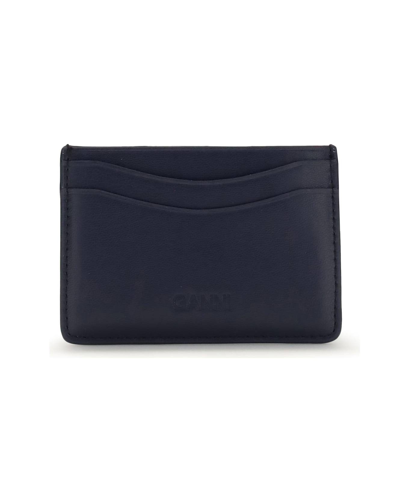 Ganni Bou Card Holder With Bear