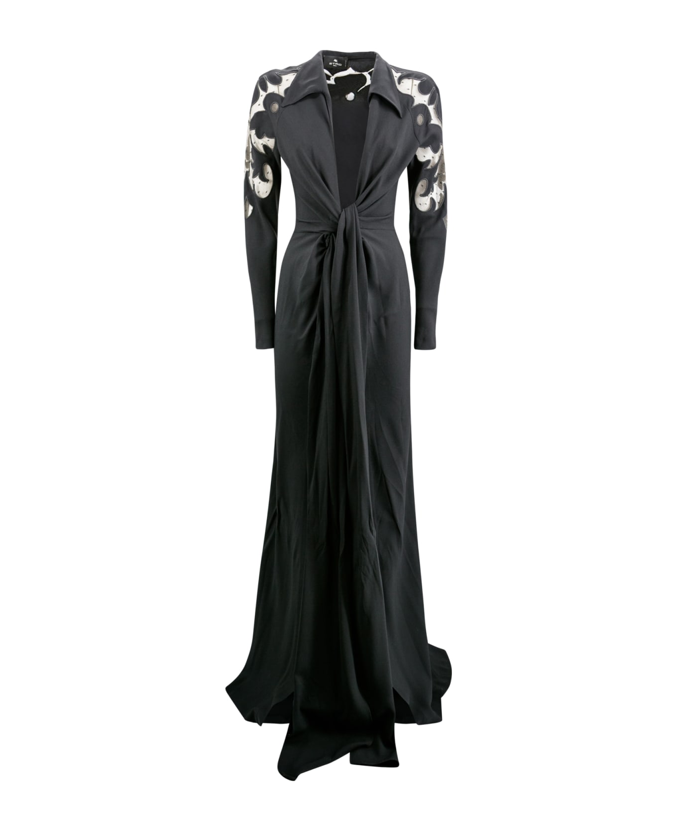 Etro Long Dress - Black ワンピース＆ドレス