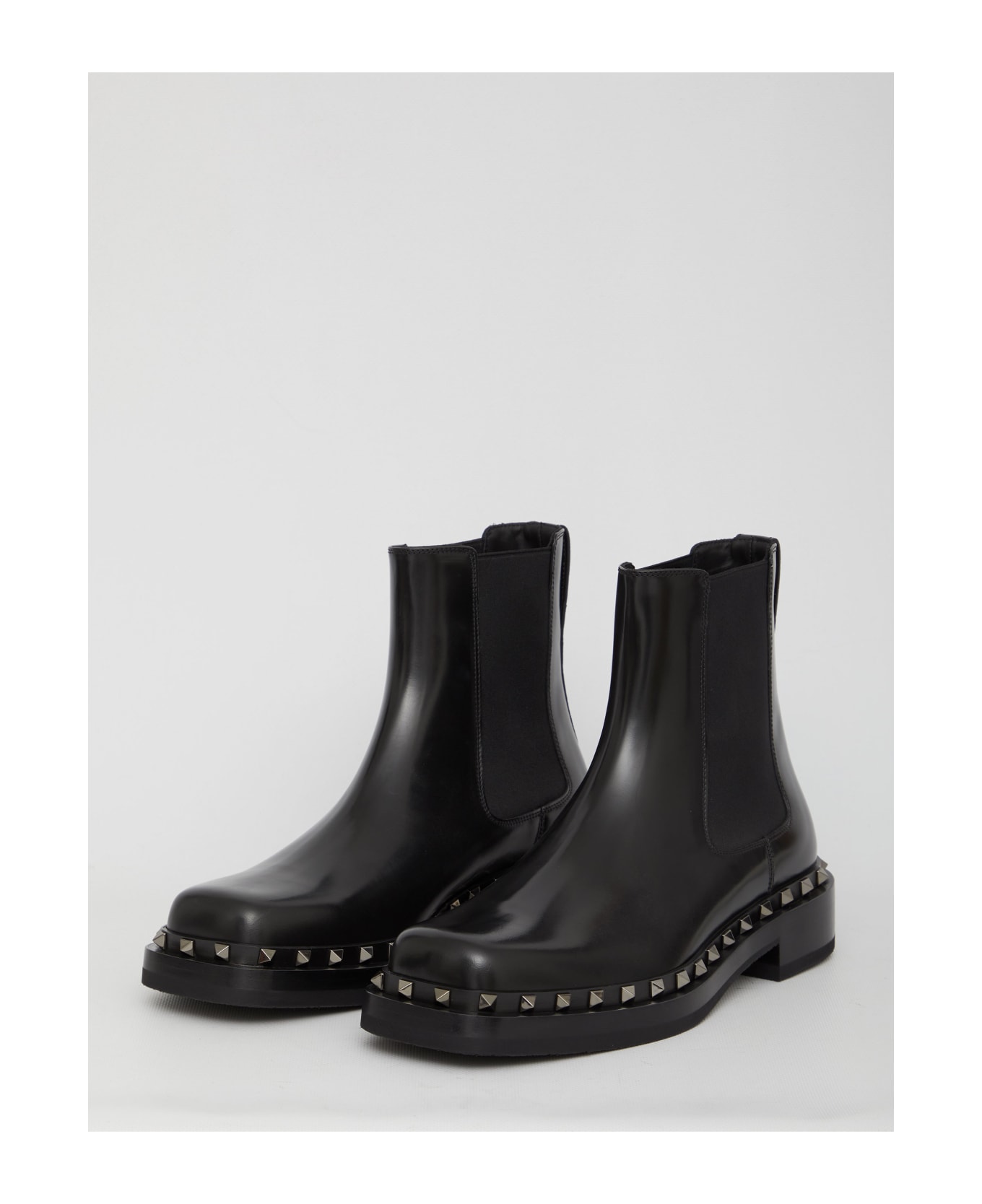 Valentino Garavani Rockstud M-way Boots - BLACK ブーツ