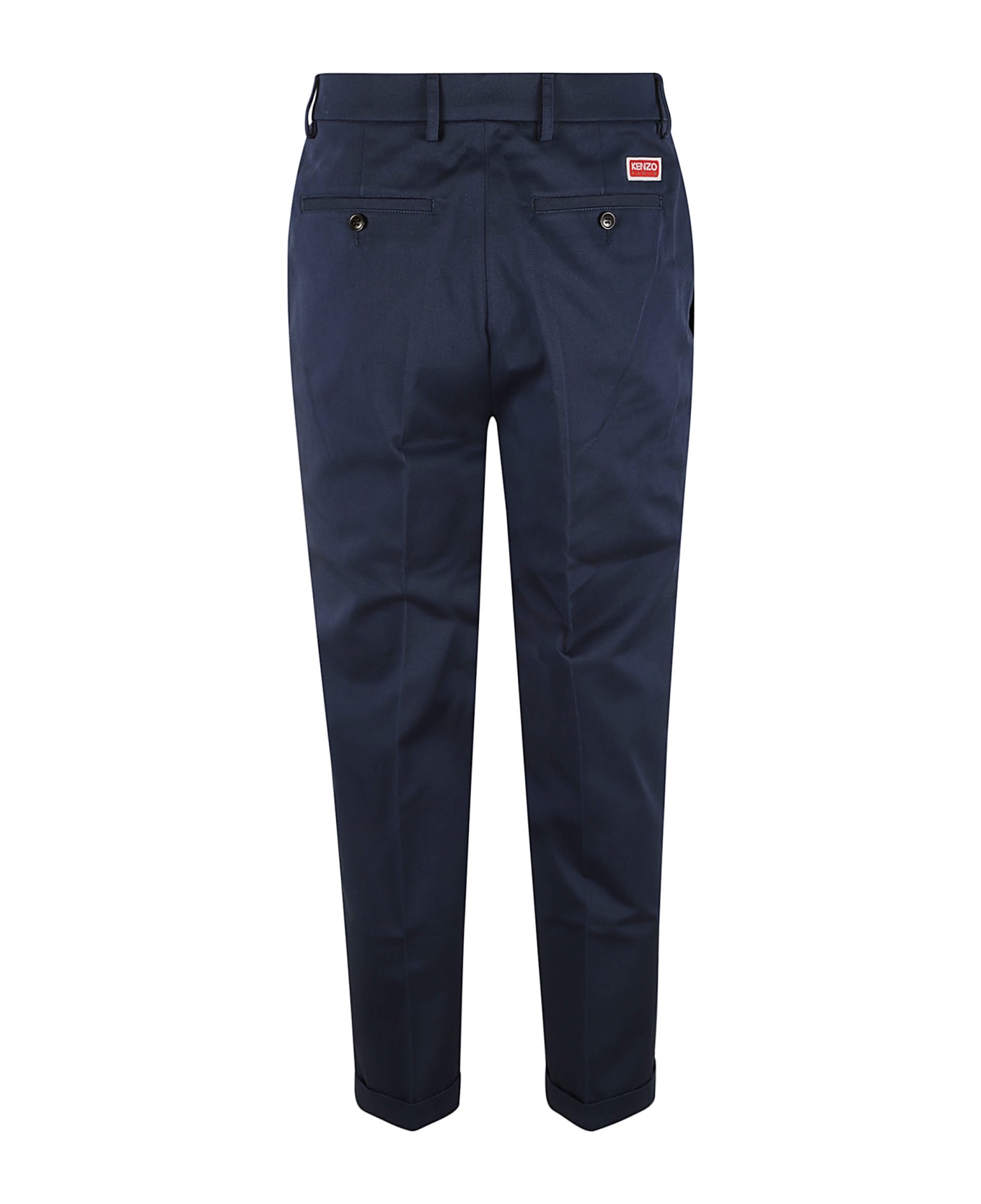 Kenzo Classic Plain Trousers - Navy Blue