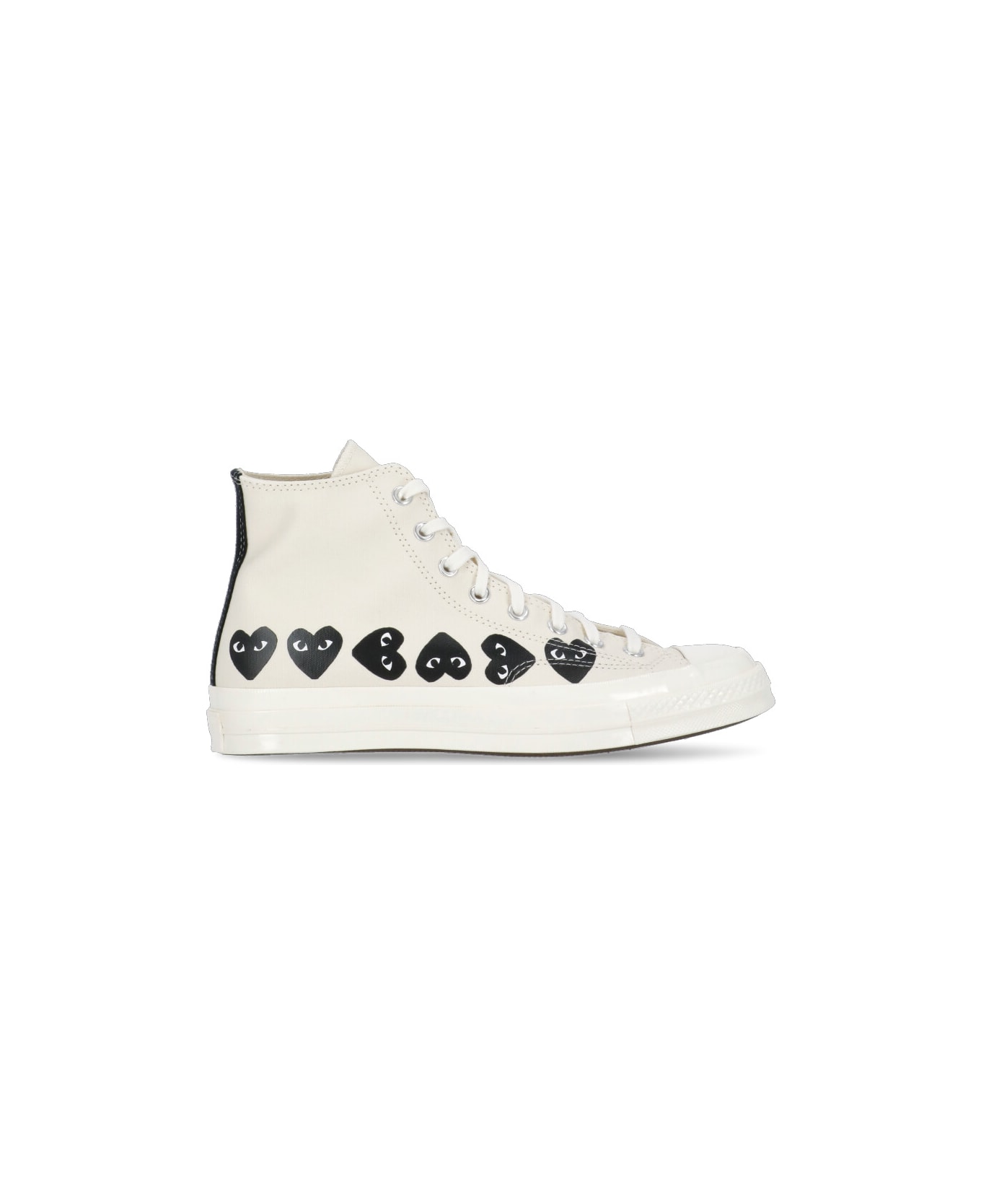 Comme des Garçons Play Chuck Taylor Sneakers - Ivory