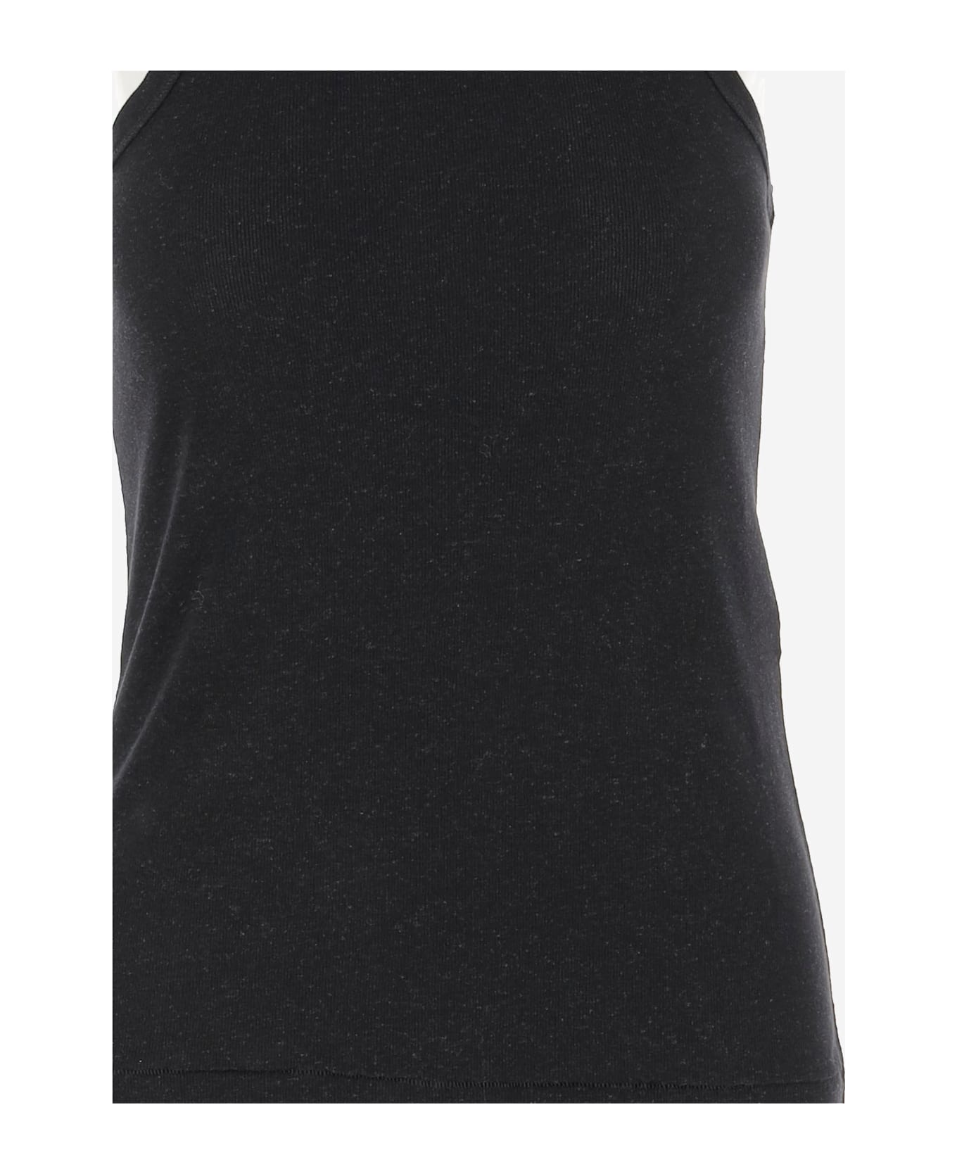 By Malene Birger Lise Tank Top In Lyocell Blend - Black