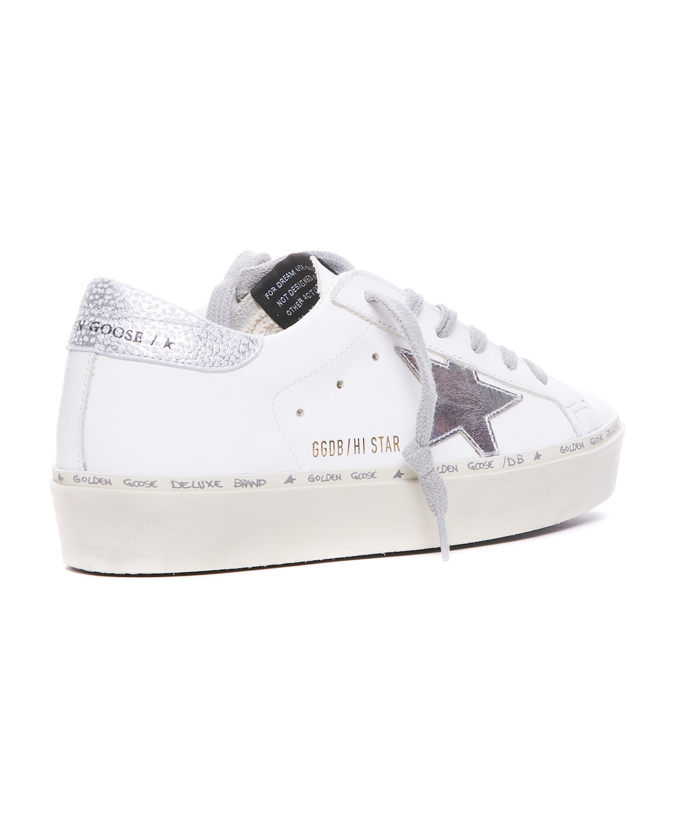 Golden Goose Hi Star Sneakers - White