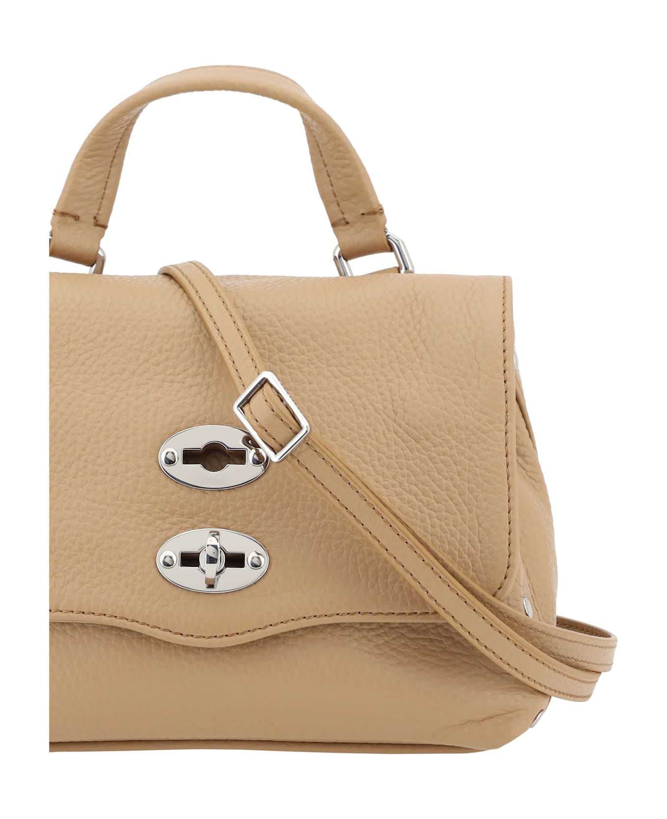 Zanellato Postina Daily Shoulder Bag - Brown Cantucci