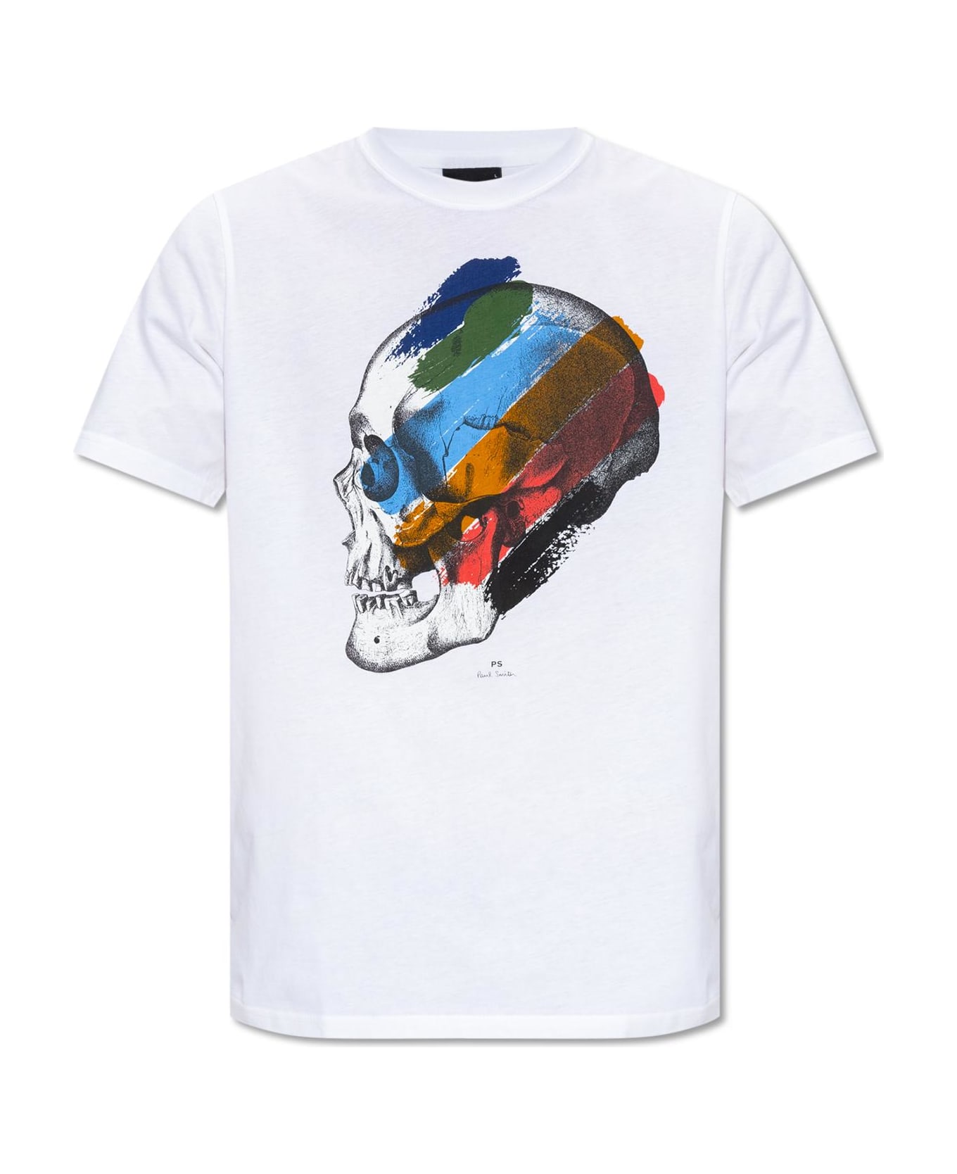 Paul Smith Ps Paul Smith Printed T-shirt Paul Smith - WHITE シャツ