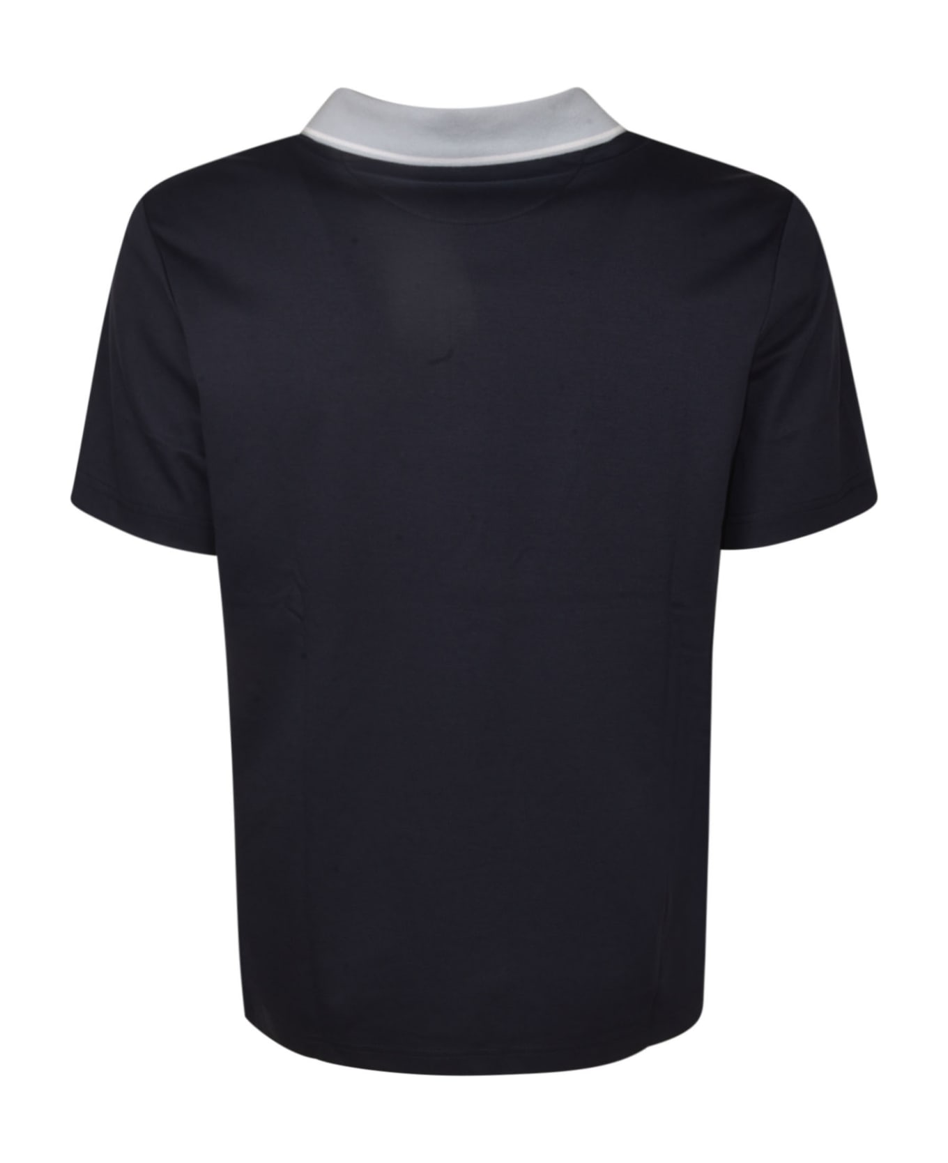 Michael Kors Logo Embroidered Polo Shirt - Blue シャツ