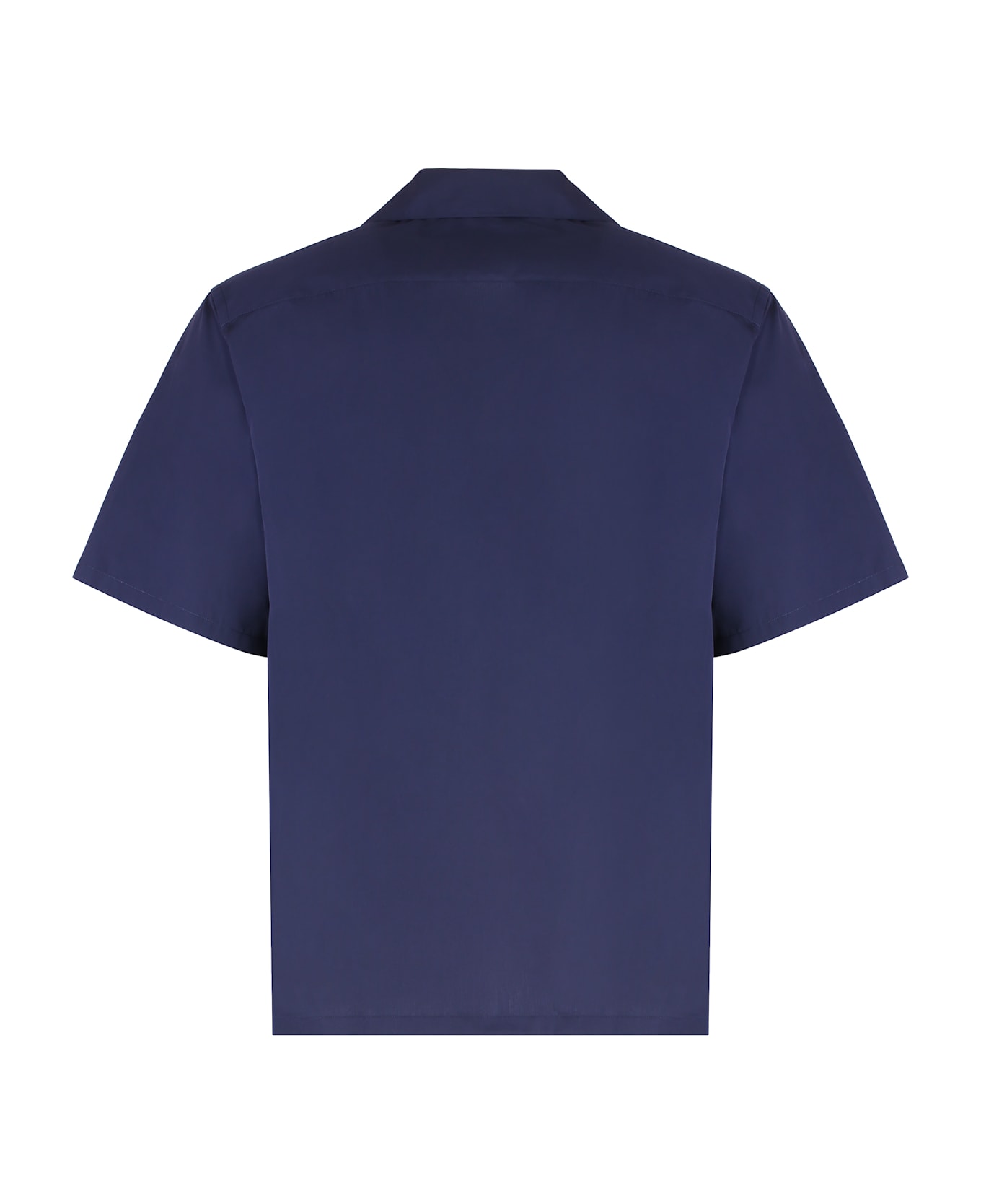Prada Short Sleeve Cotton Shirt - blue