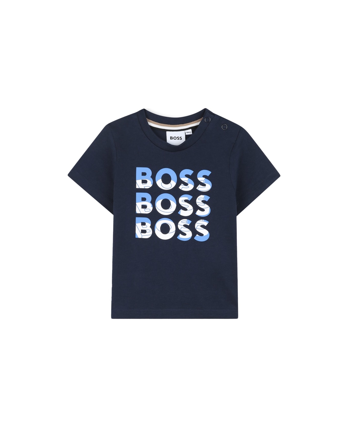 Hugo Boss T-shirts - BLUE