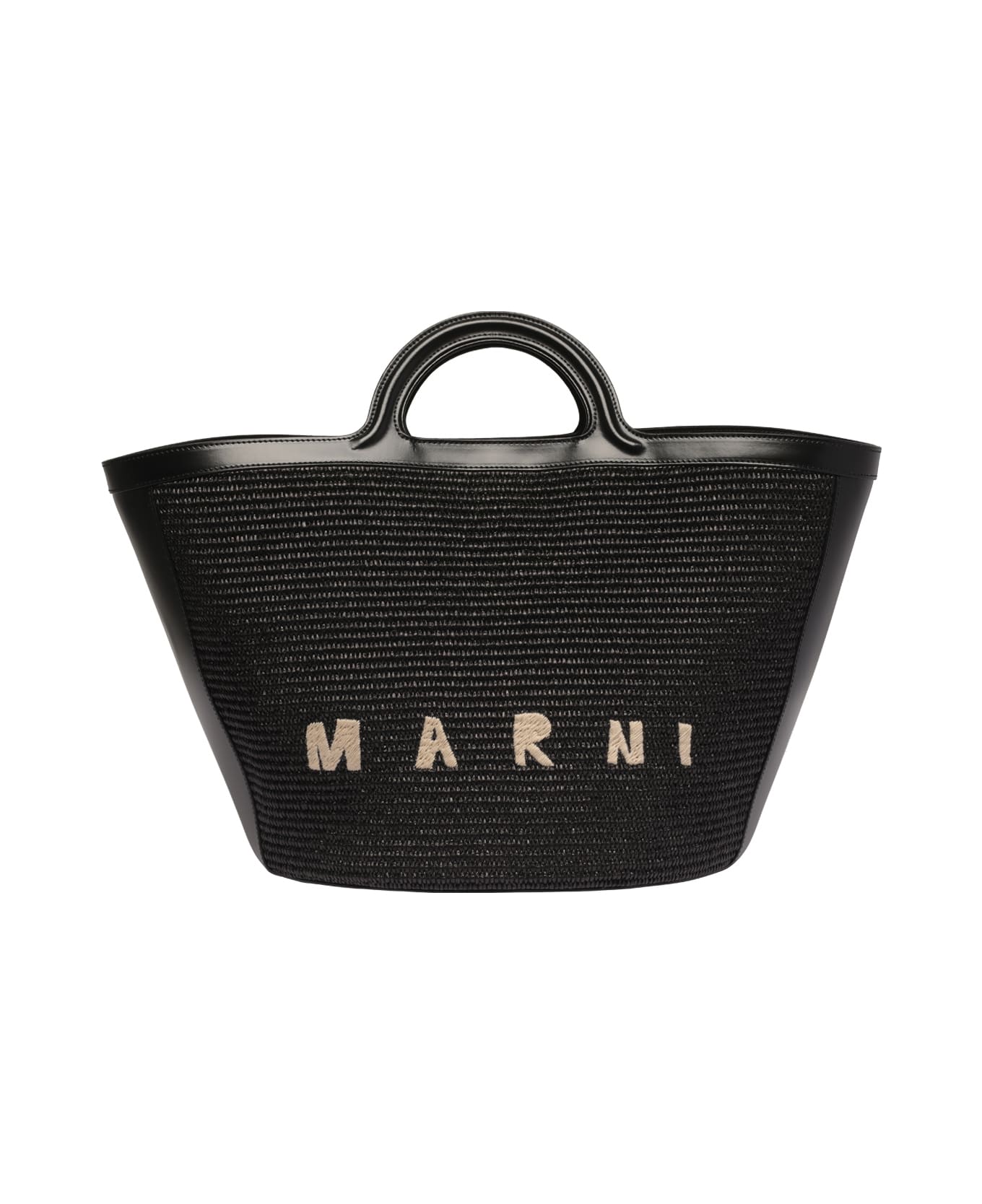 Marni Tropicalia Large Bag - Nero トートバッグ