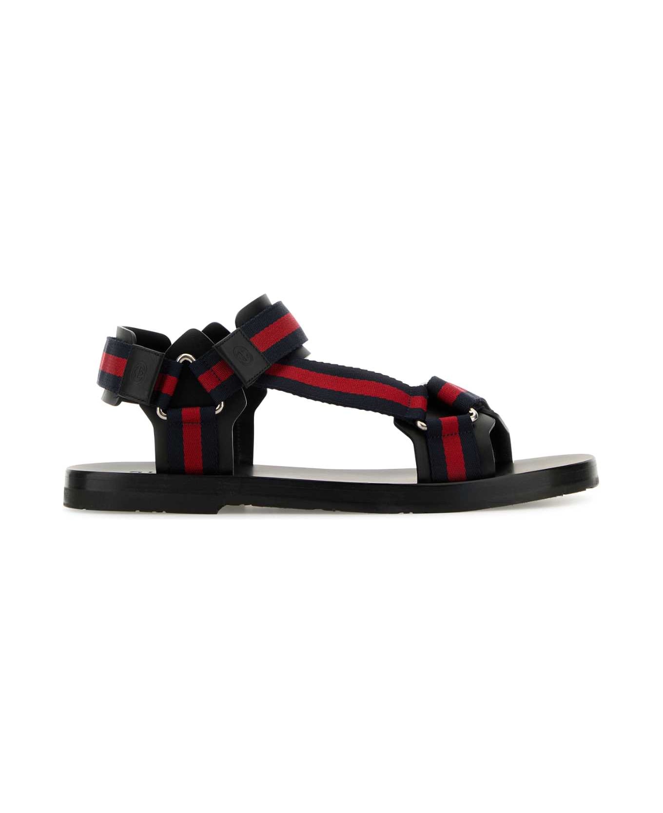 Gucci Multicolor Fabric Sandals - 8447