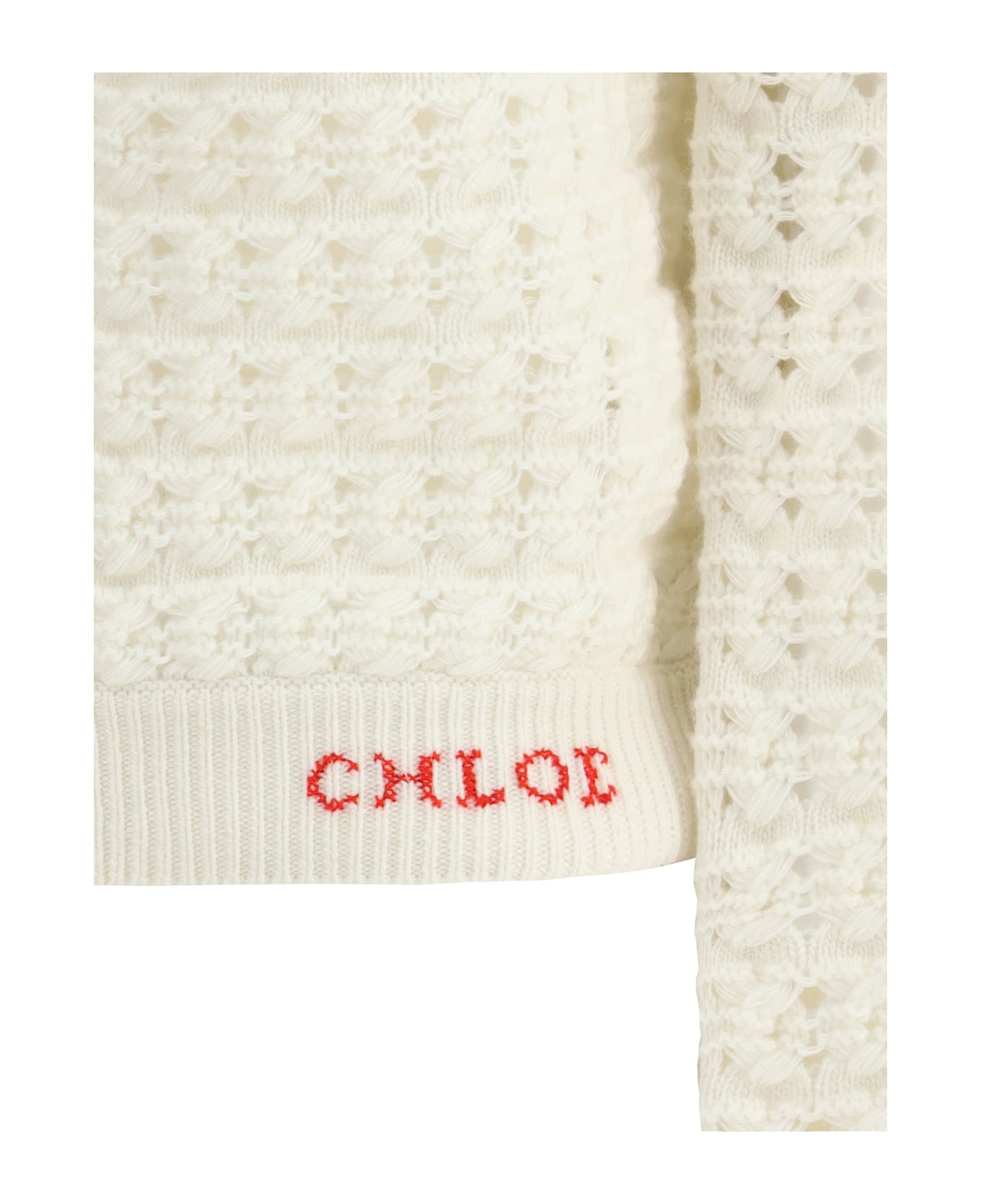 Chloé Buttoned-up Cardigan - IVORY