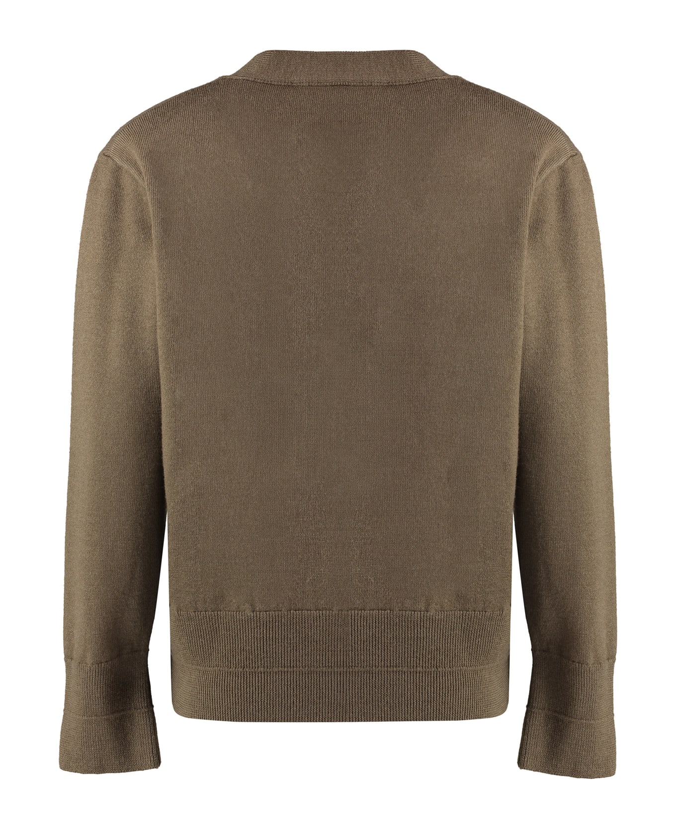 Our Legacy Compressed Merino Wool Cardigan - brown