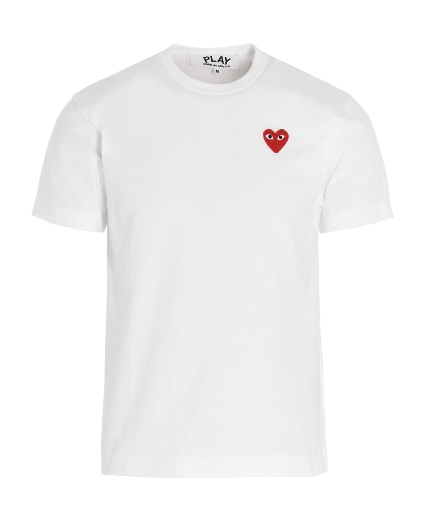 Comme des Garçons Play Logo Patch T-shirt - White シャツ