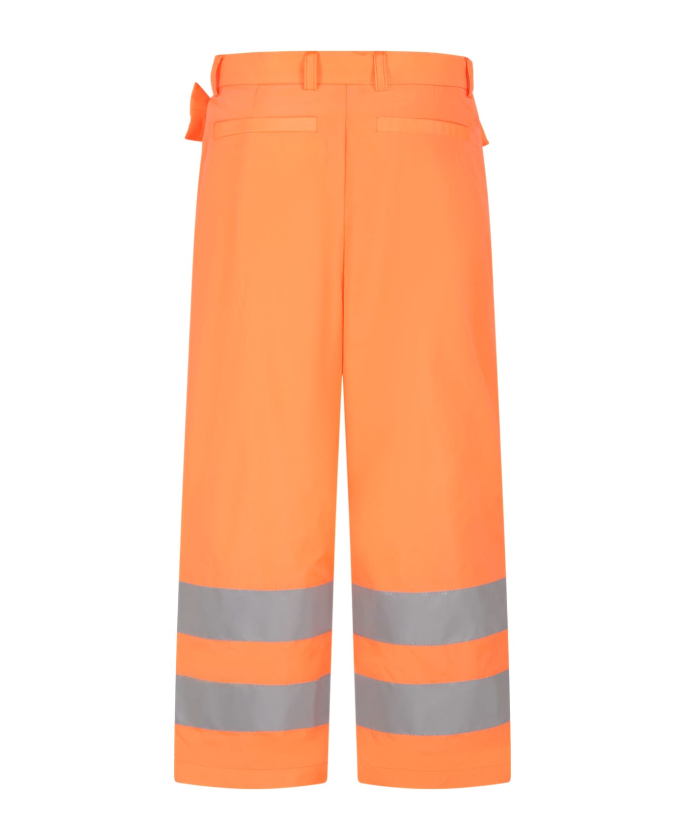 Caroline Bosmans Orange Trousers For Girl With Bows - Orange ボトムス