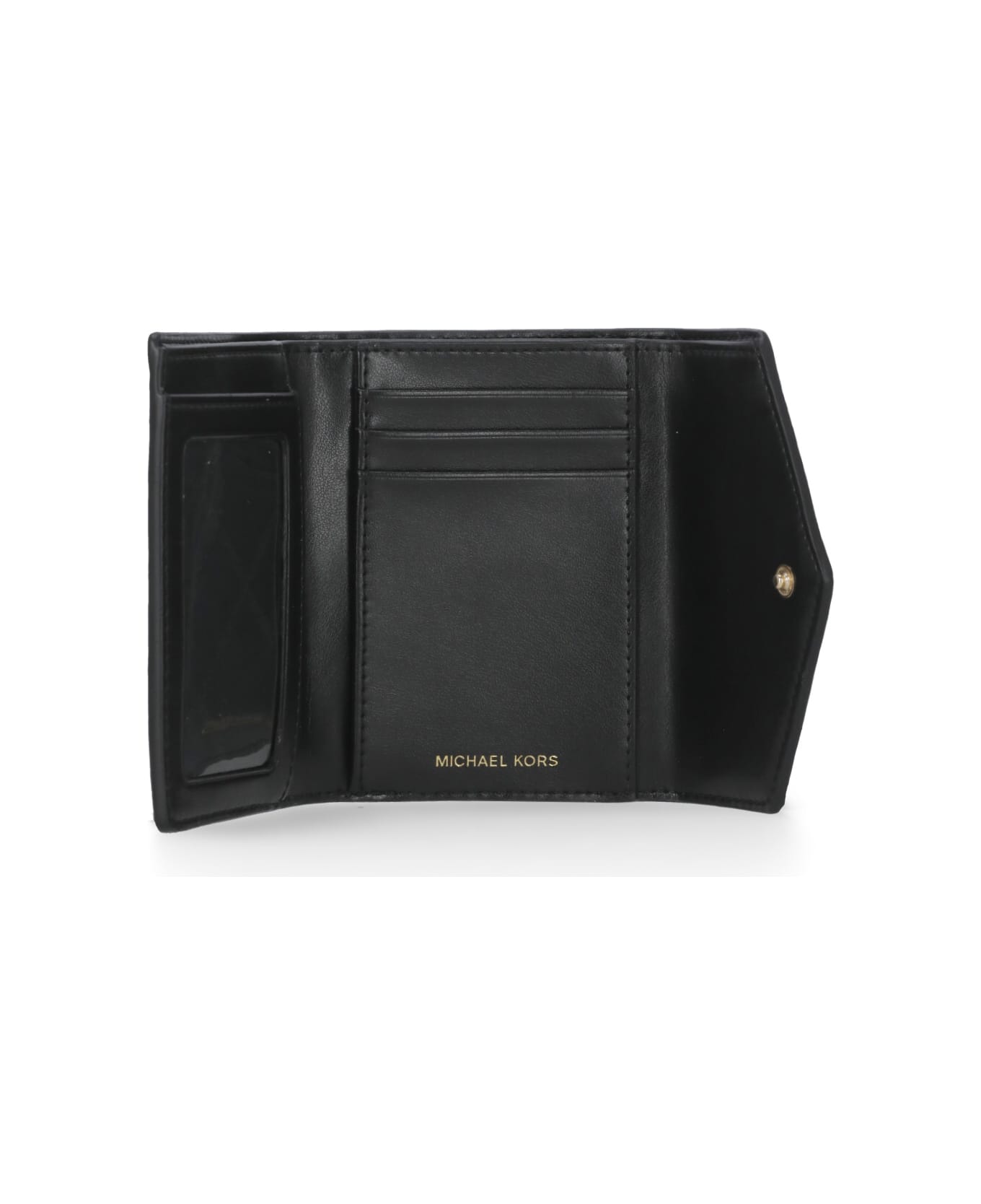 MICHAEL Michael Kors Greenwich Trifold Wallet - Black 財布